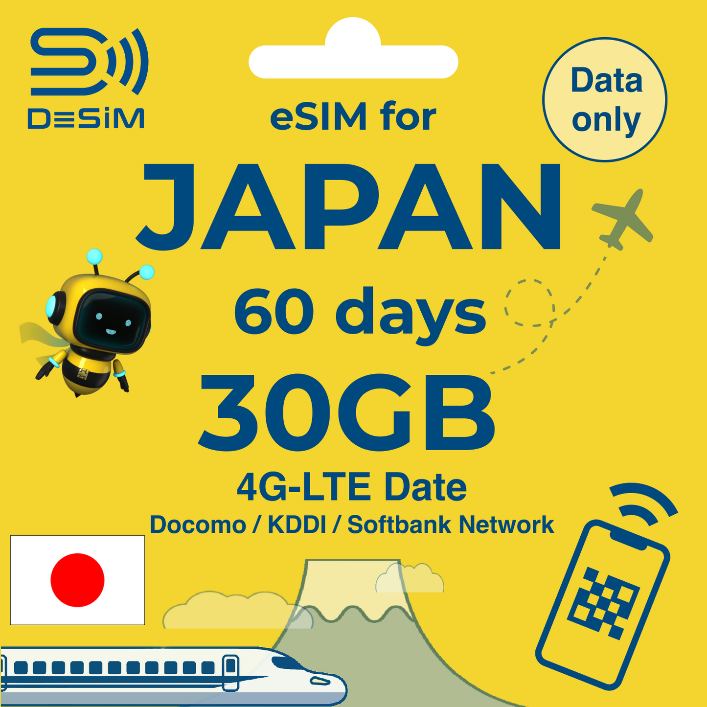 JAPAN eSIM for Long TOTAL