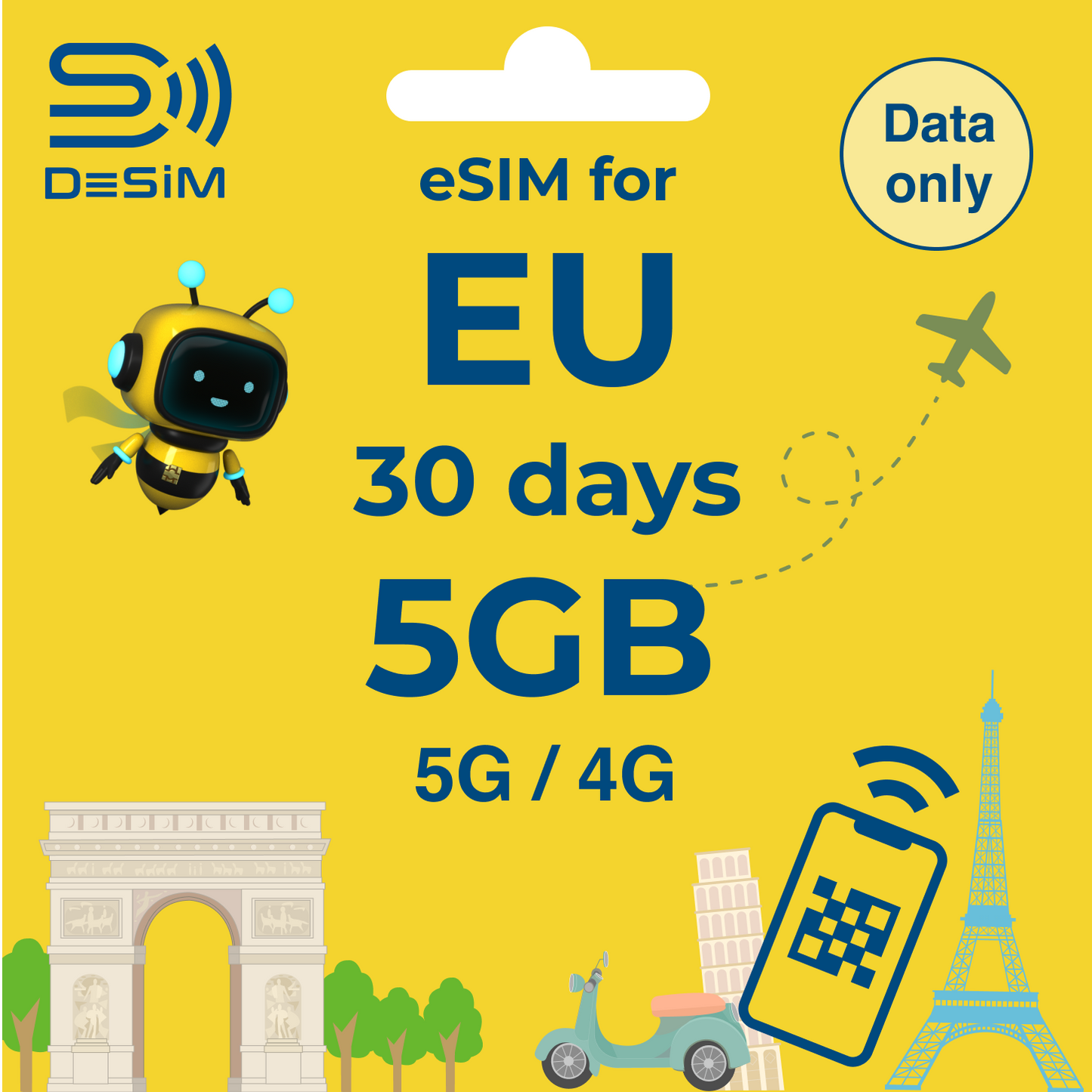 EUROPE eSIM for Long