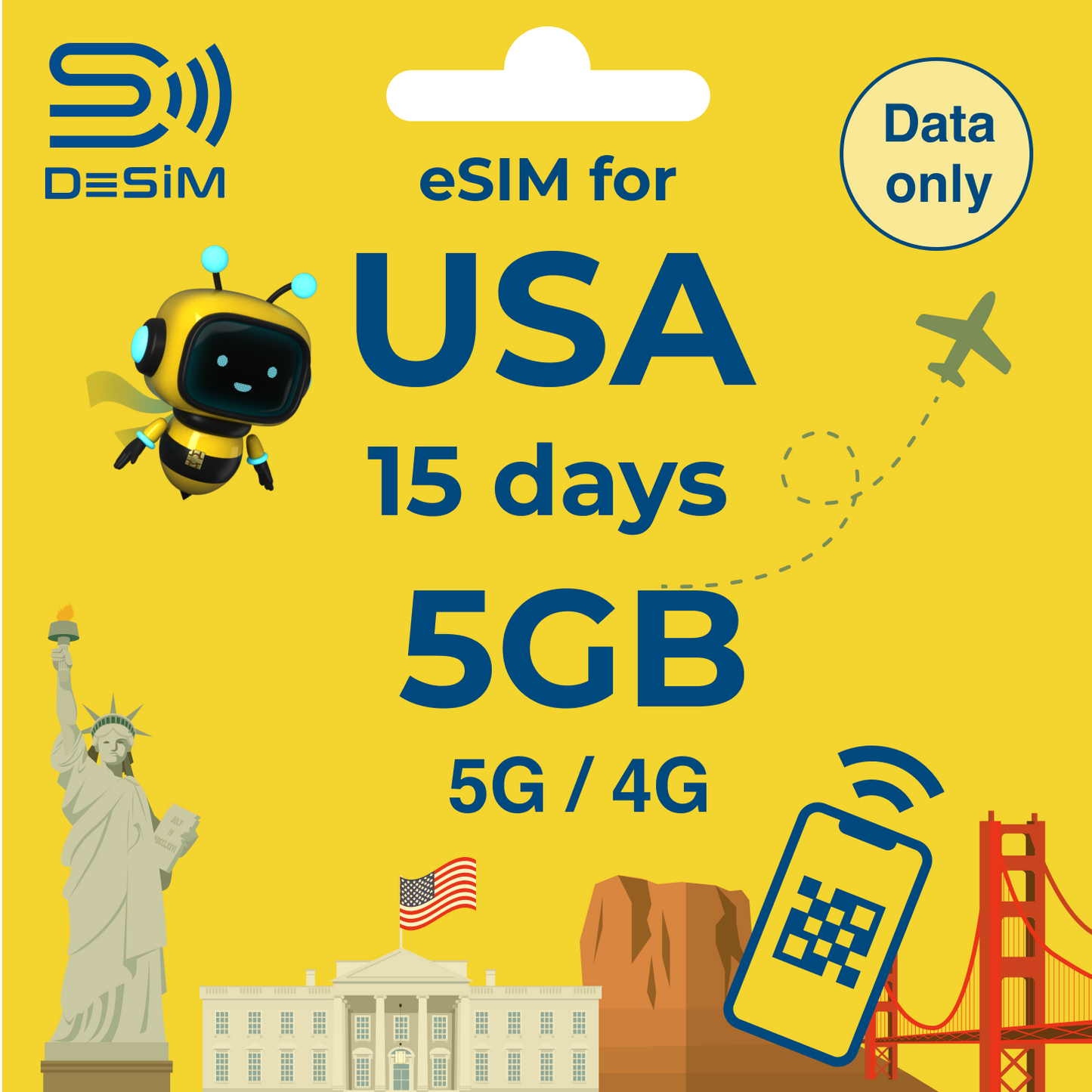 USA eSIM for Medium