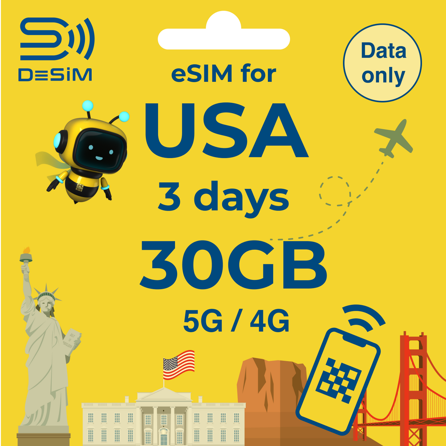 USA eSIM for Short
