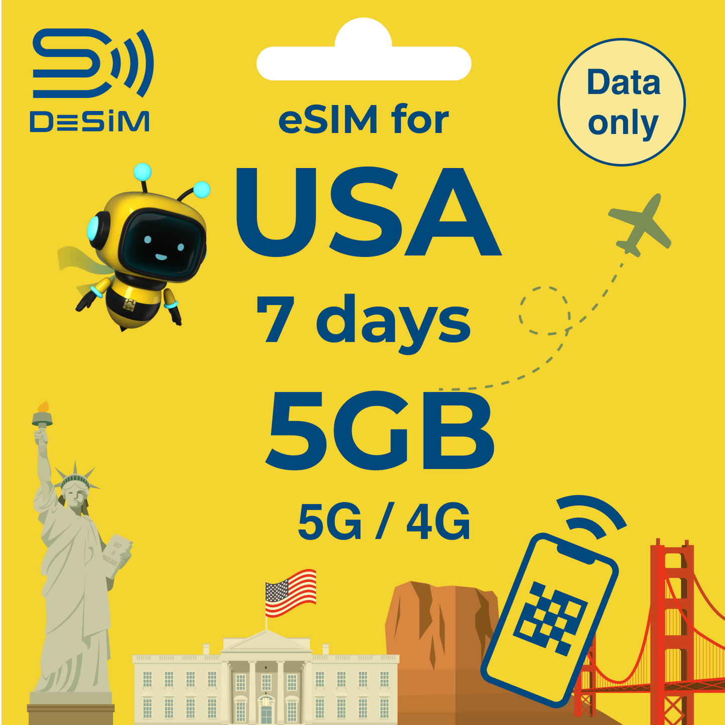 USA eSIM for Short