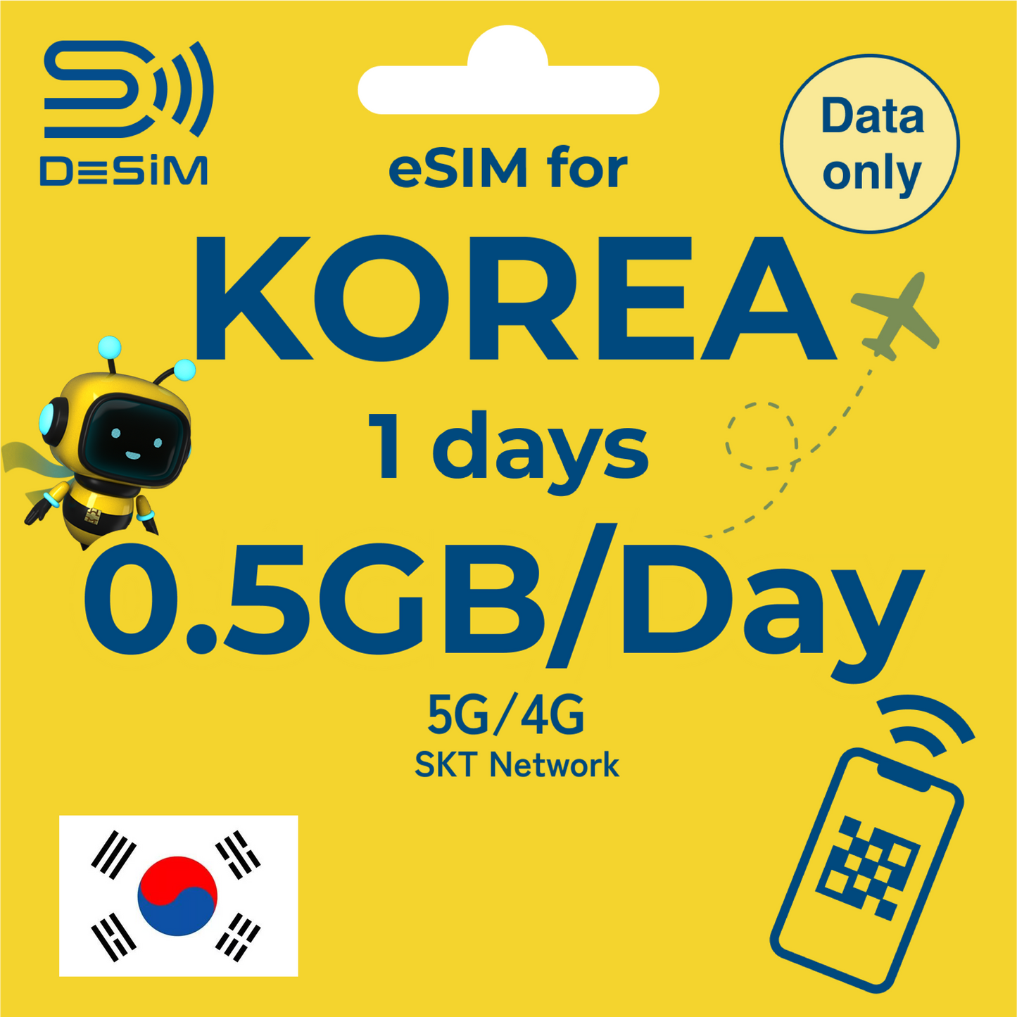 KOREA eSIM for Short