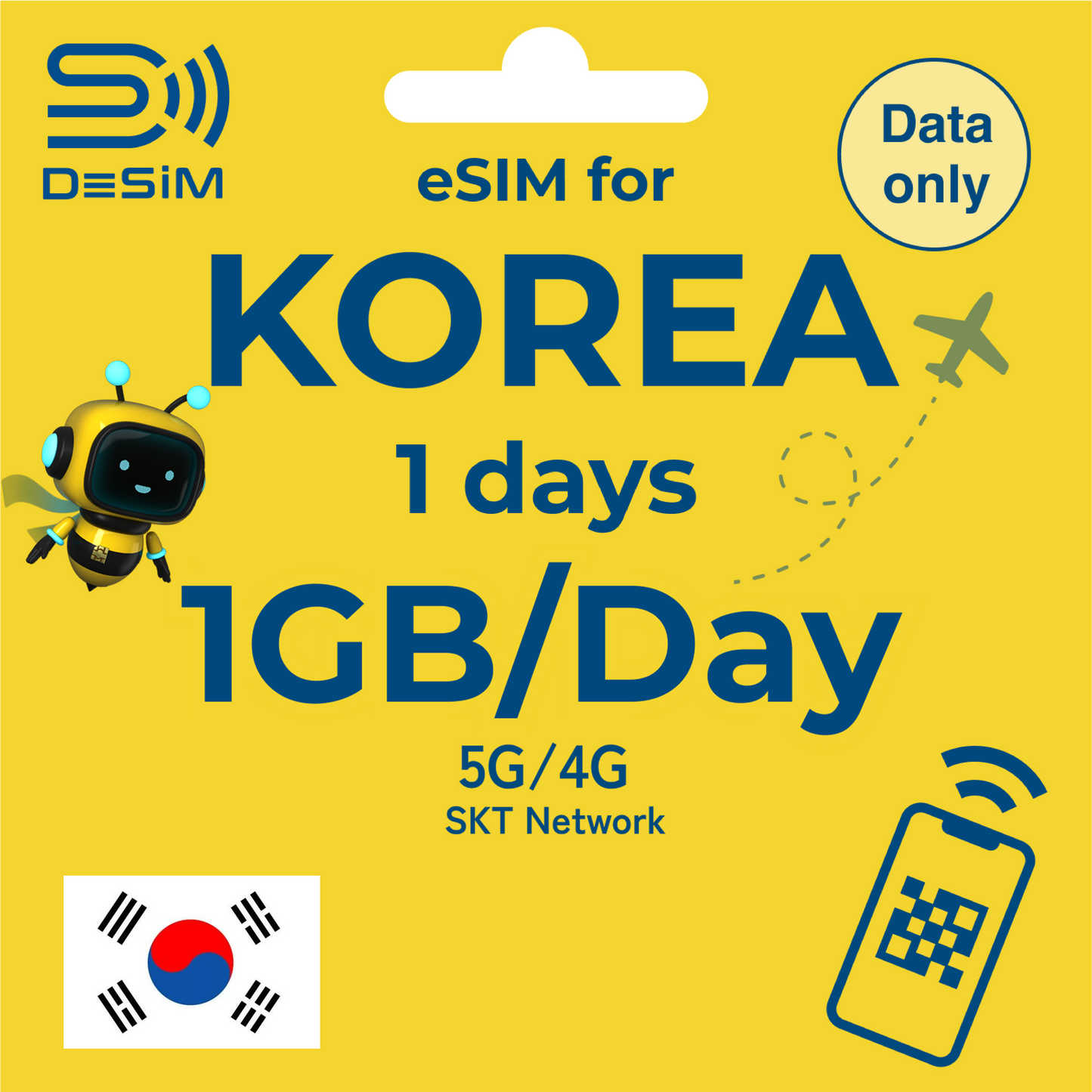 KOREA eSIM for Short