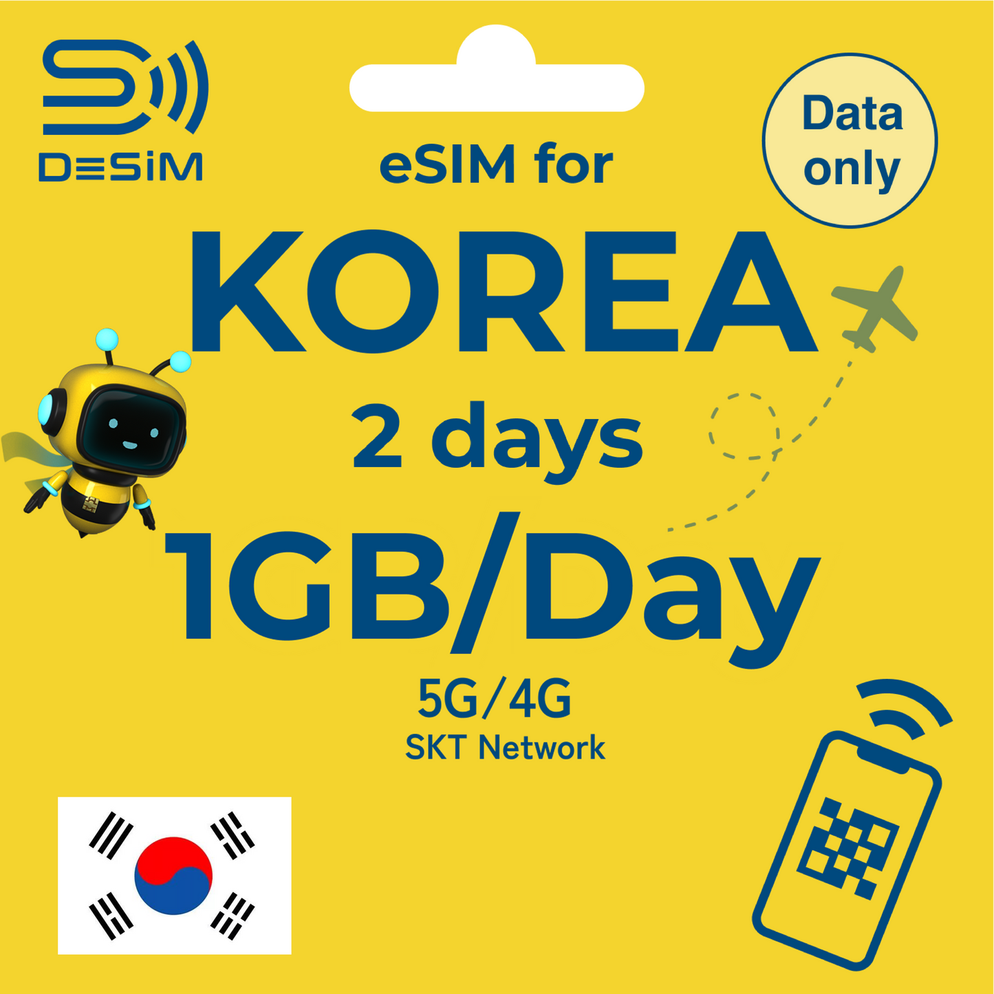 KOREA eSIM for Short