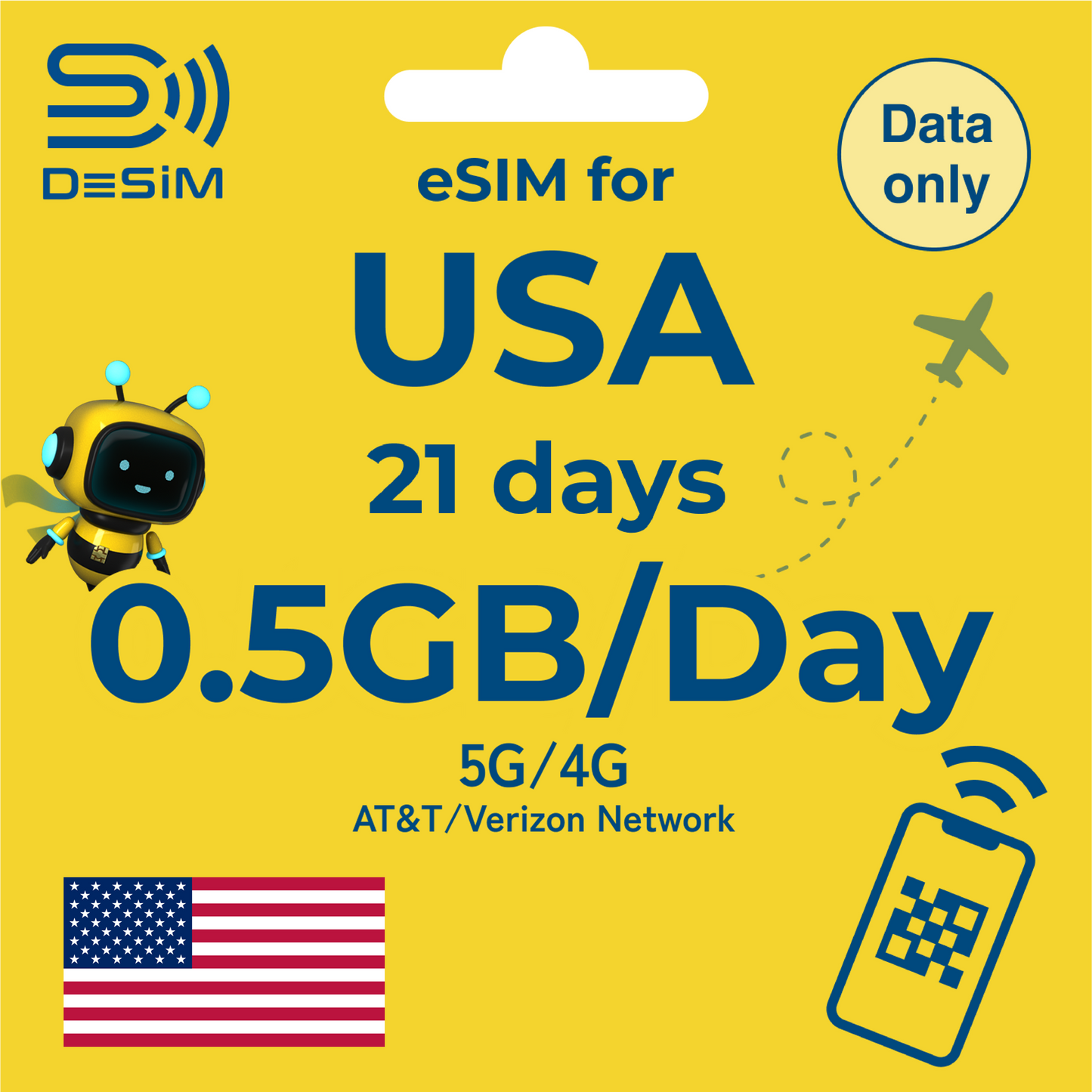 USA eSIM for Long