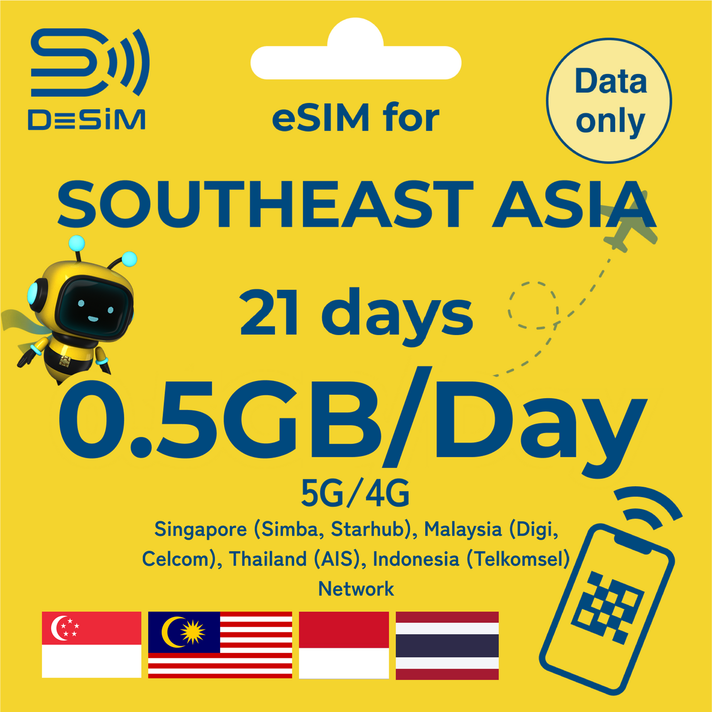 SOUTHEAST ASIA eSIM for Long