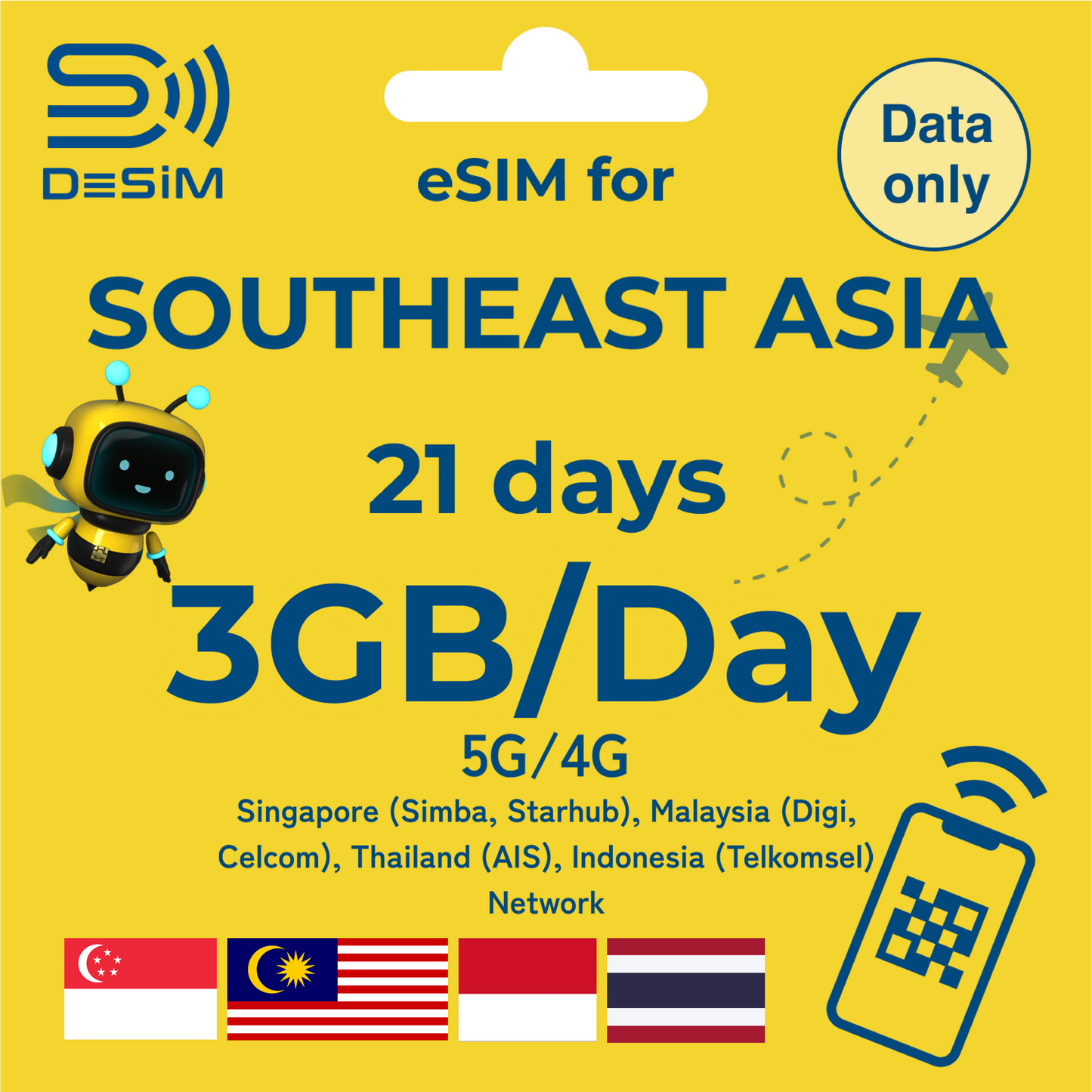 SOUTHEAST ASIA eSIM for Long