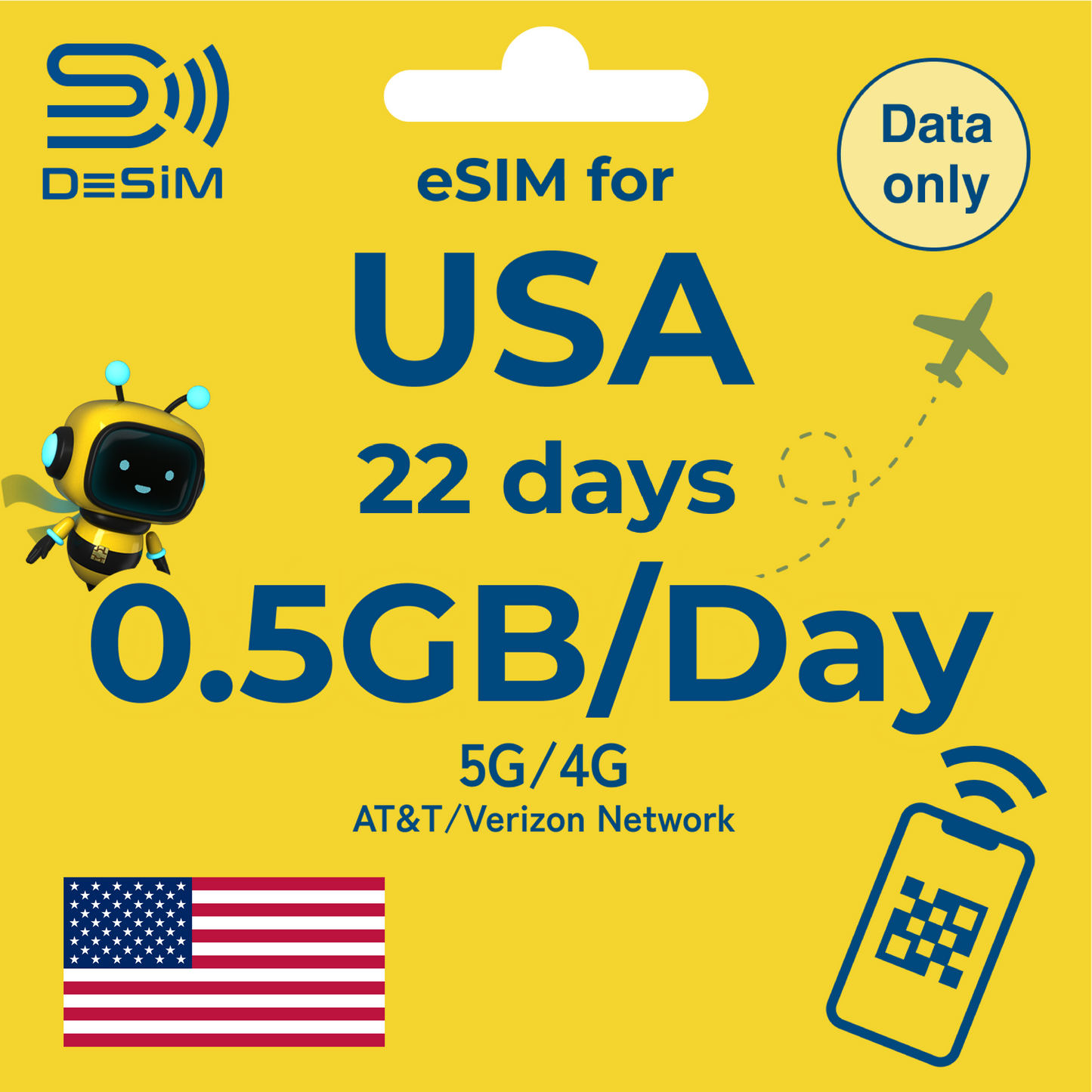 USA eSIM for Long