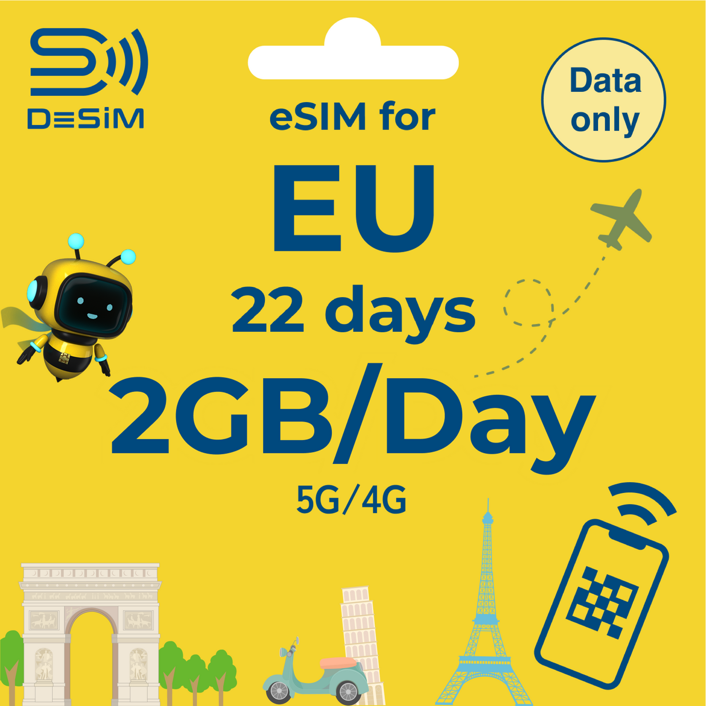 EUROPE eSIM for Long