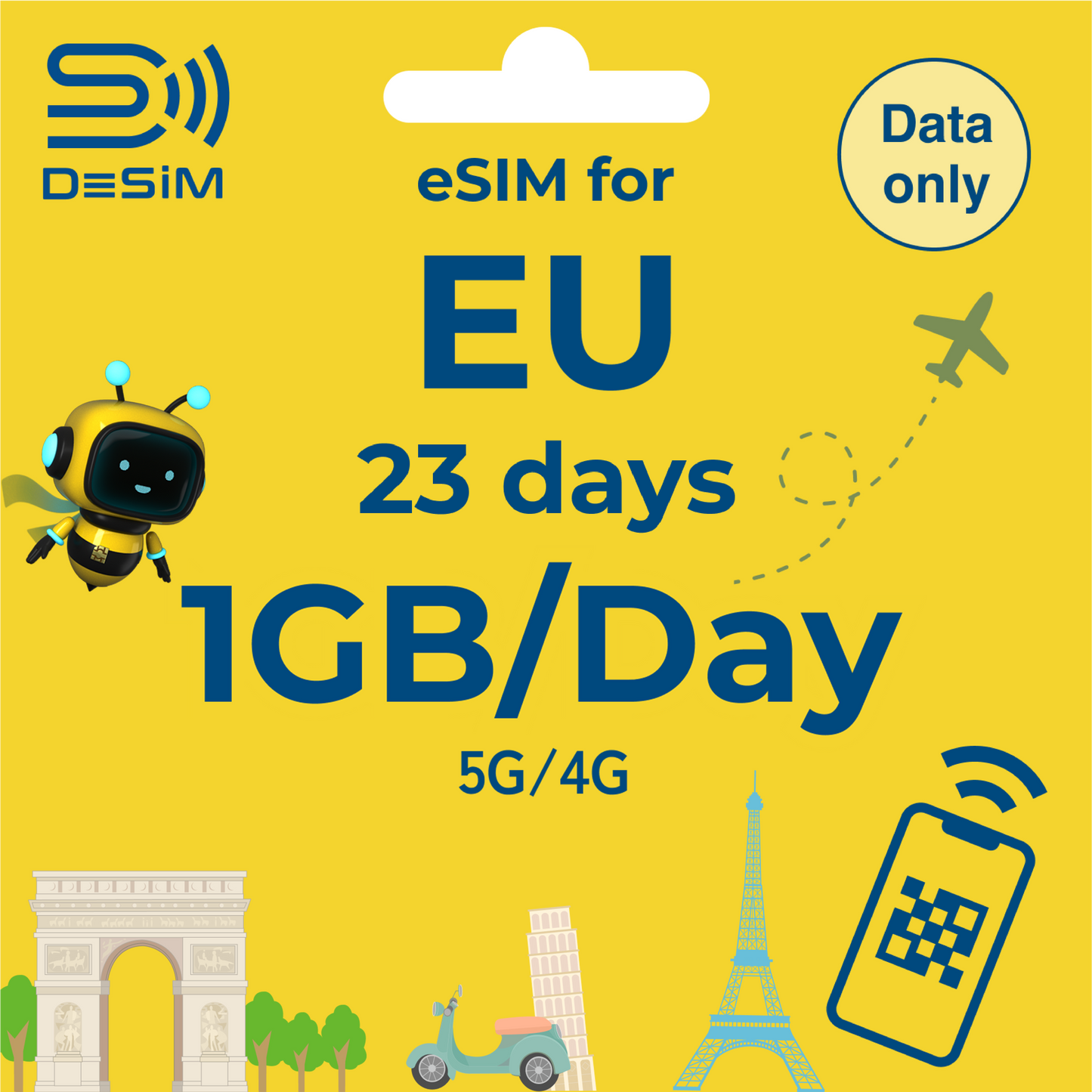 EUROPE eSIM for Long