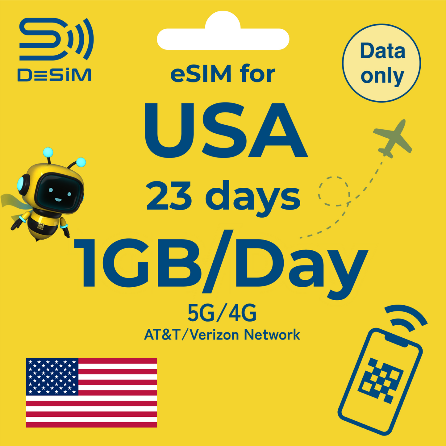 USA eSIM for Long