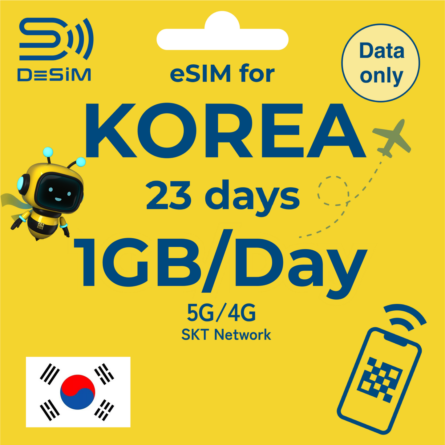 KOREA eSIM for Long