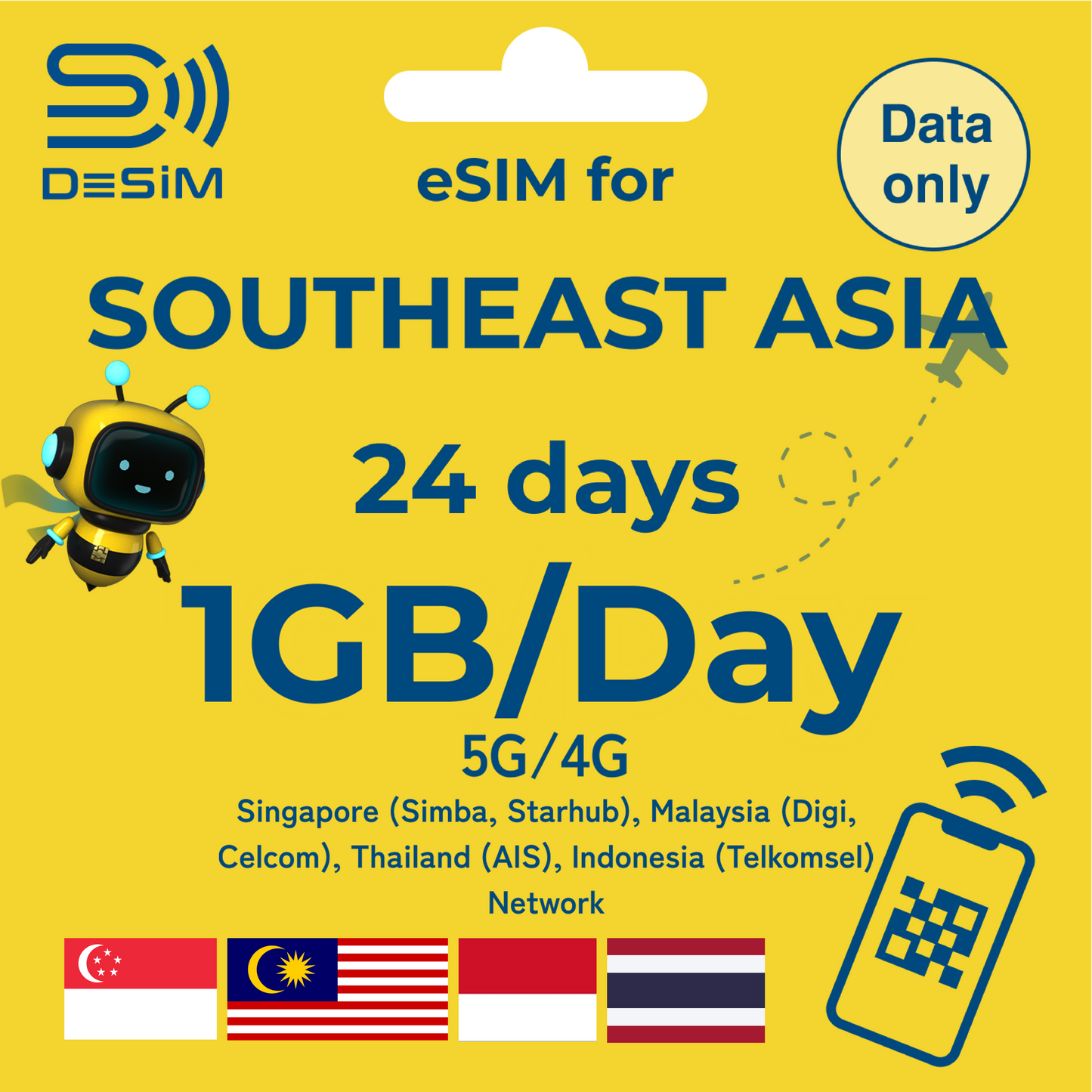 SOUTHEAST ASIA eSIM for Long