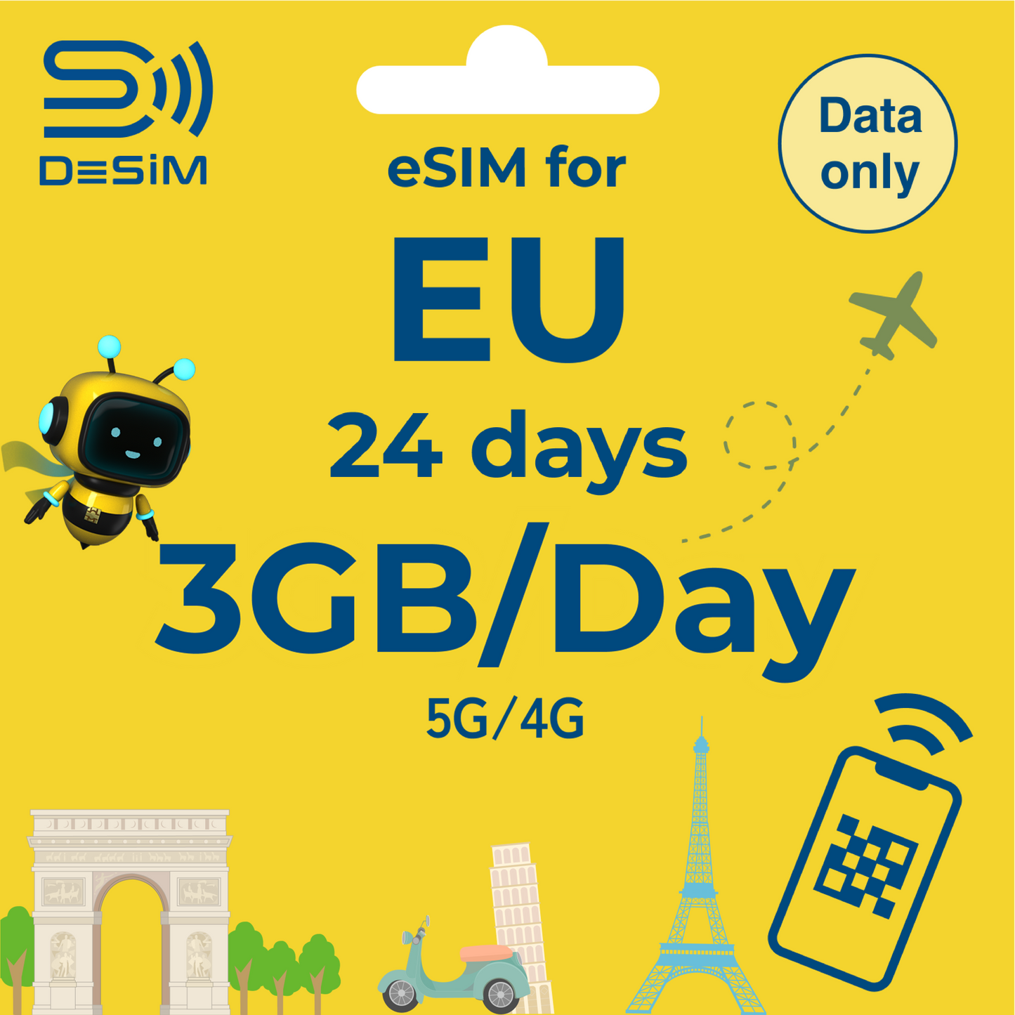 EUROPE eSIM for Long