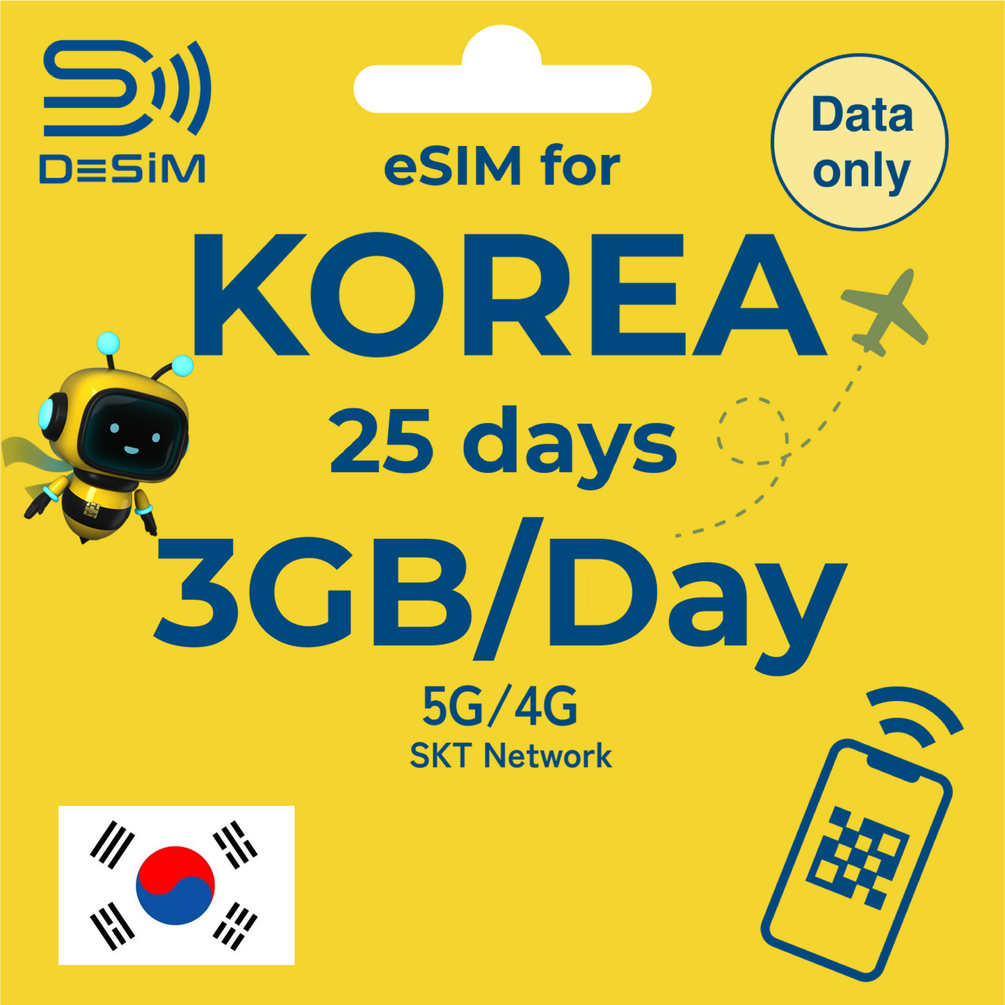 KOREA eSIM for Long