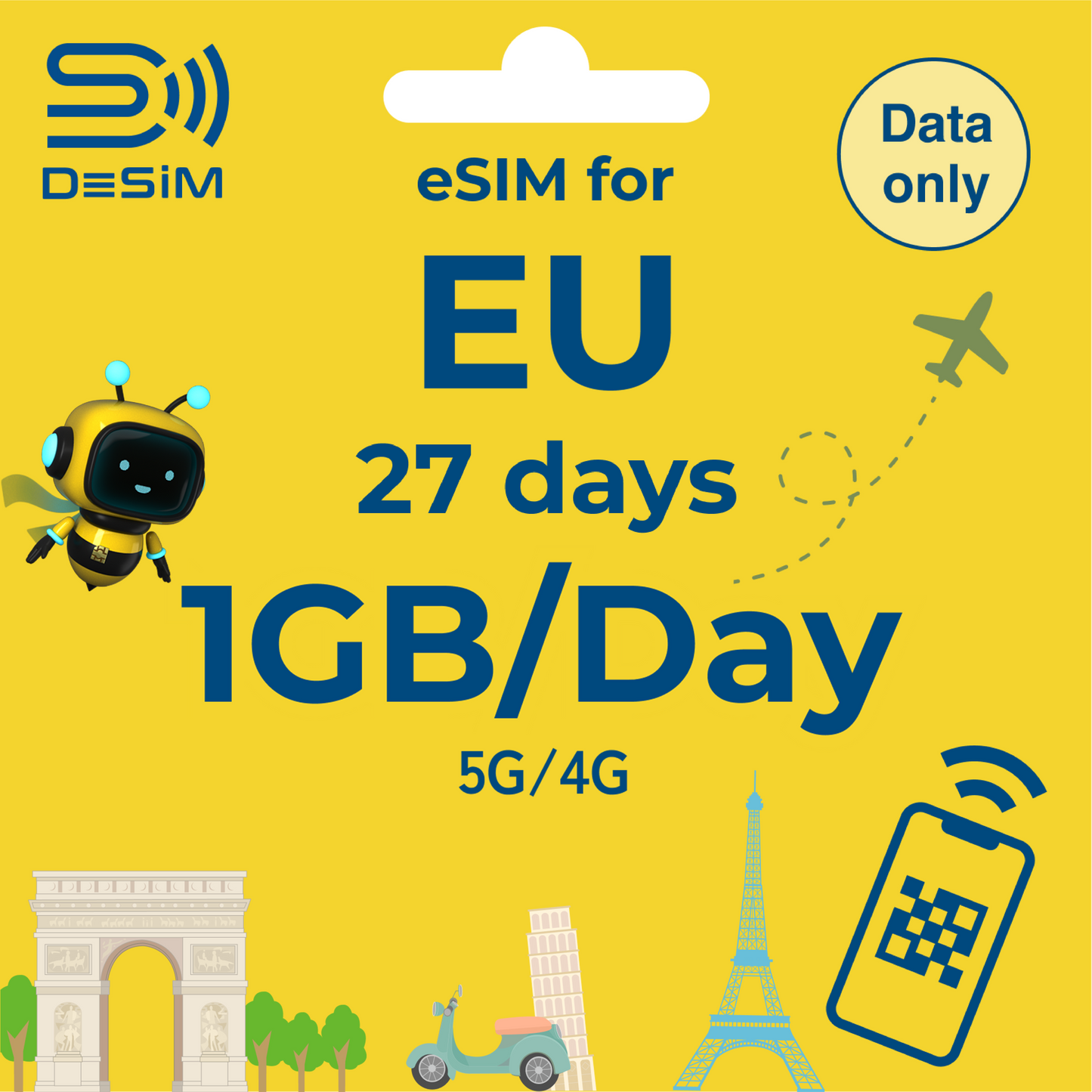 EUROPE eSIM for Long