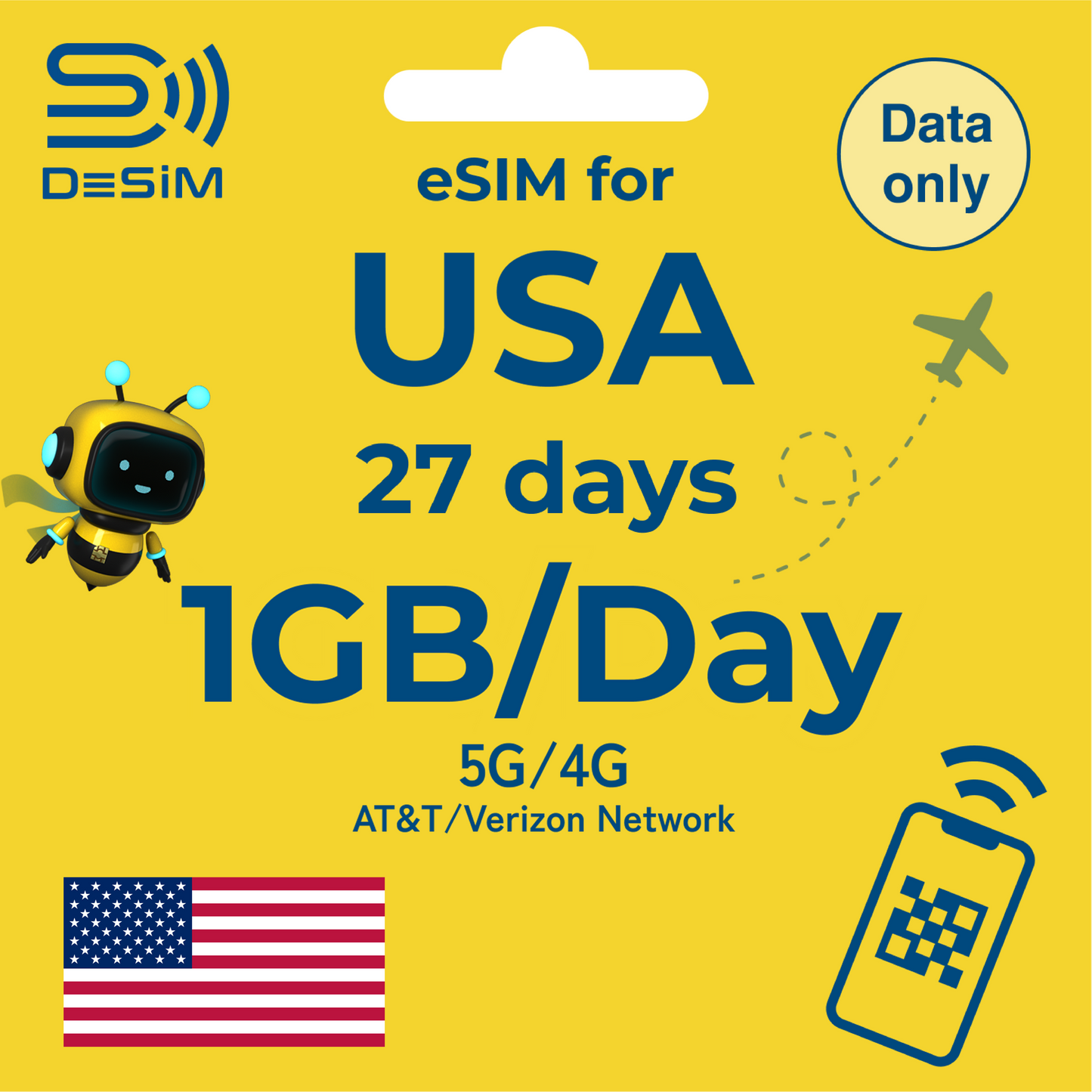 USA eSIM for Long