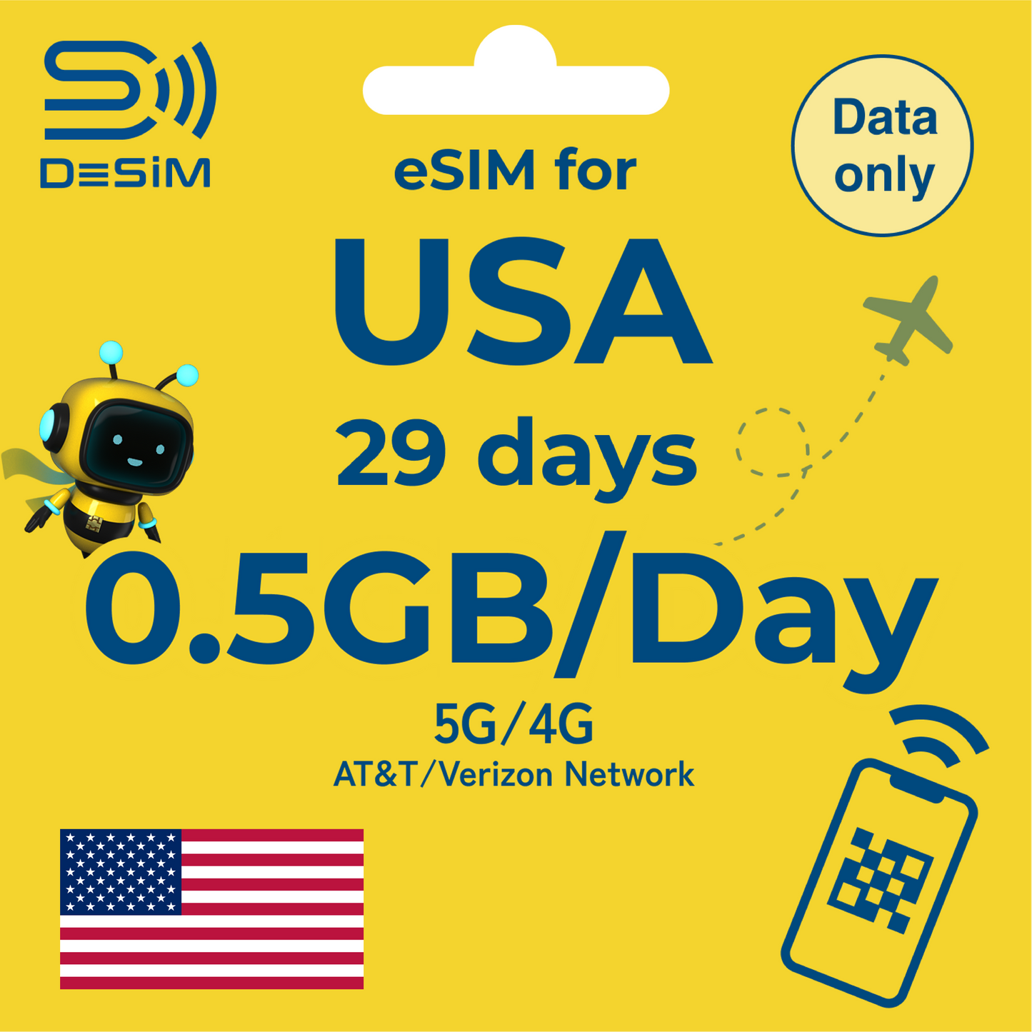 USA eSIM for Long