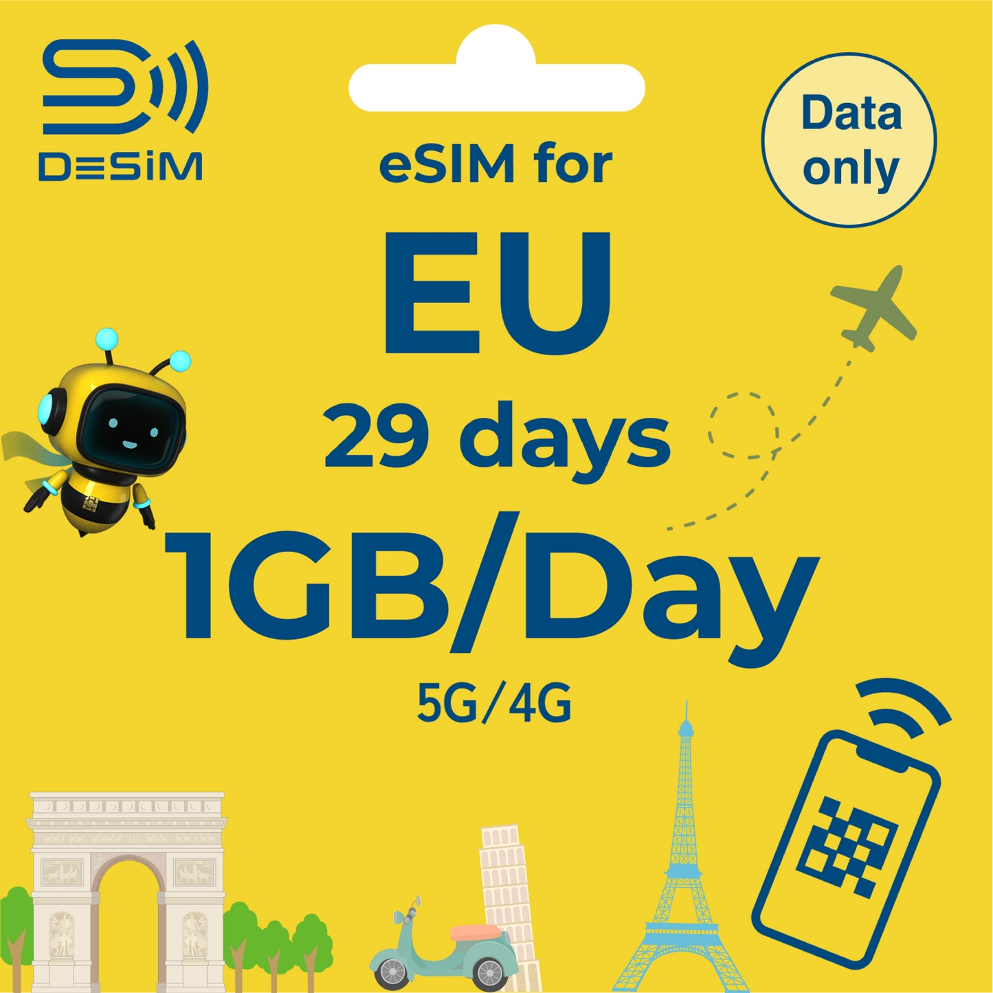EUROPE eSIM for Long