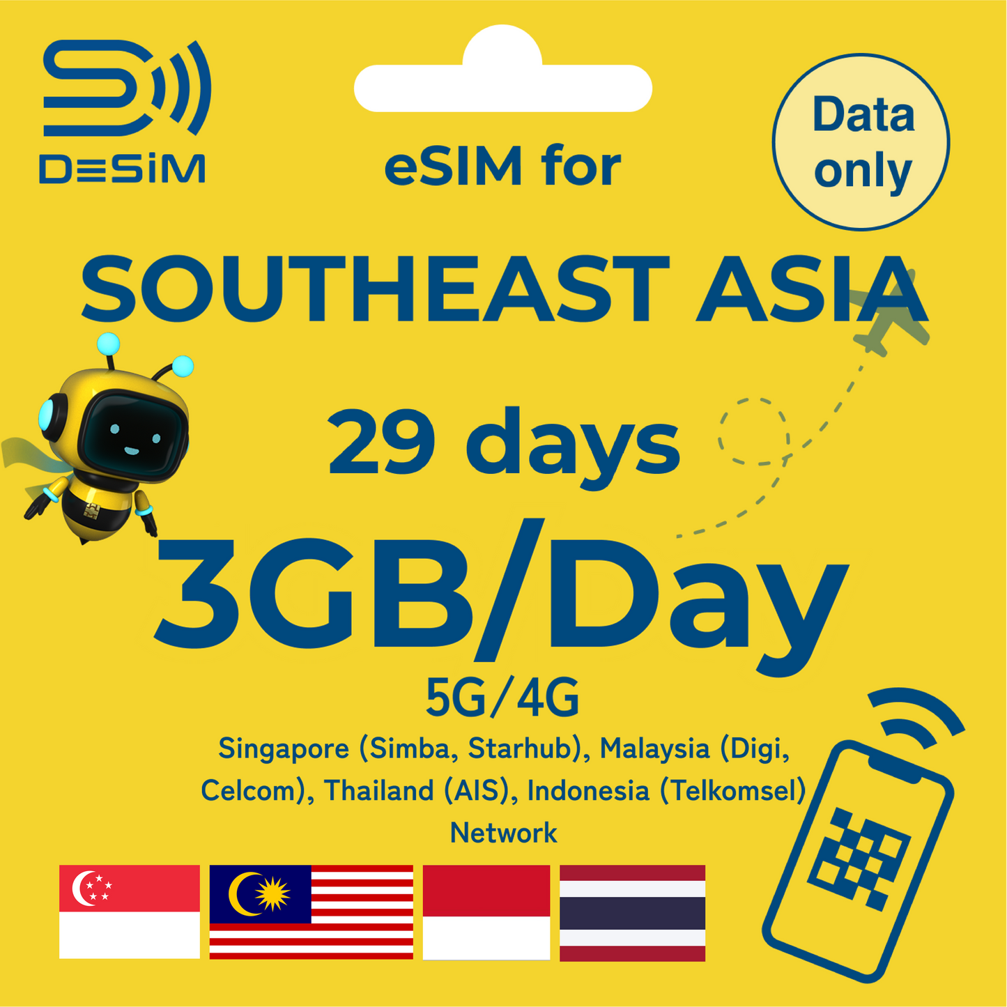 SOUTHEAST ASIA eSIM for Long