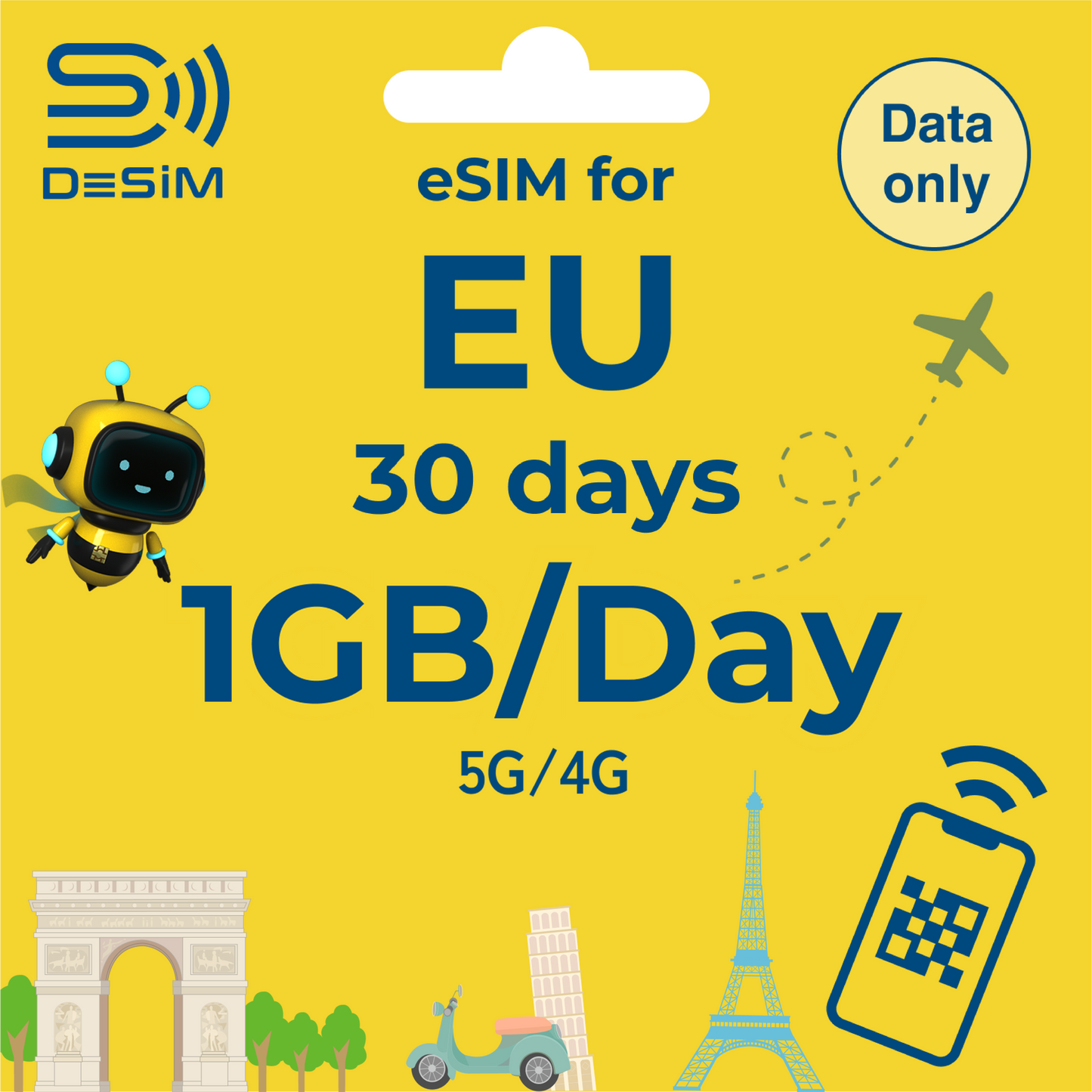 EUROPE eSIM for Long