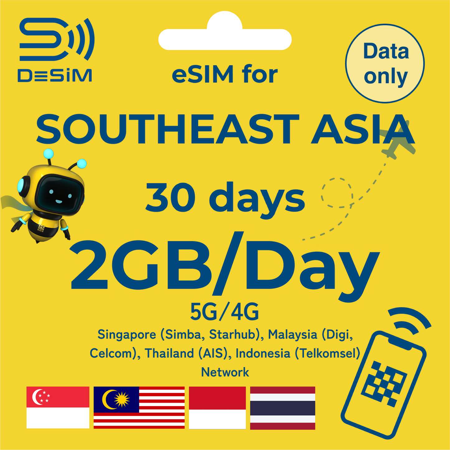 SOUTHEAST ASIA eSIM for Long