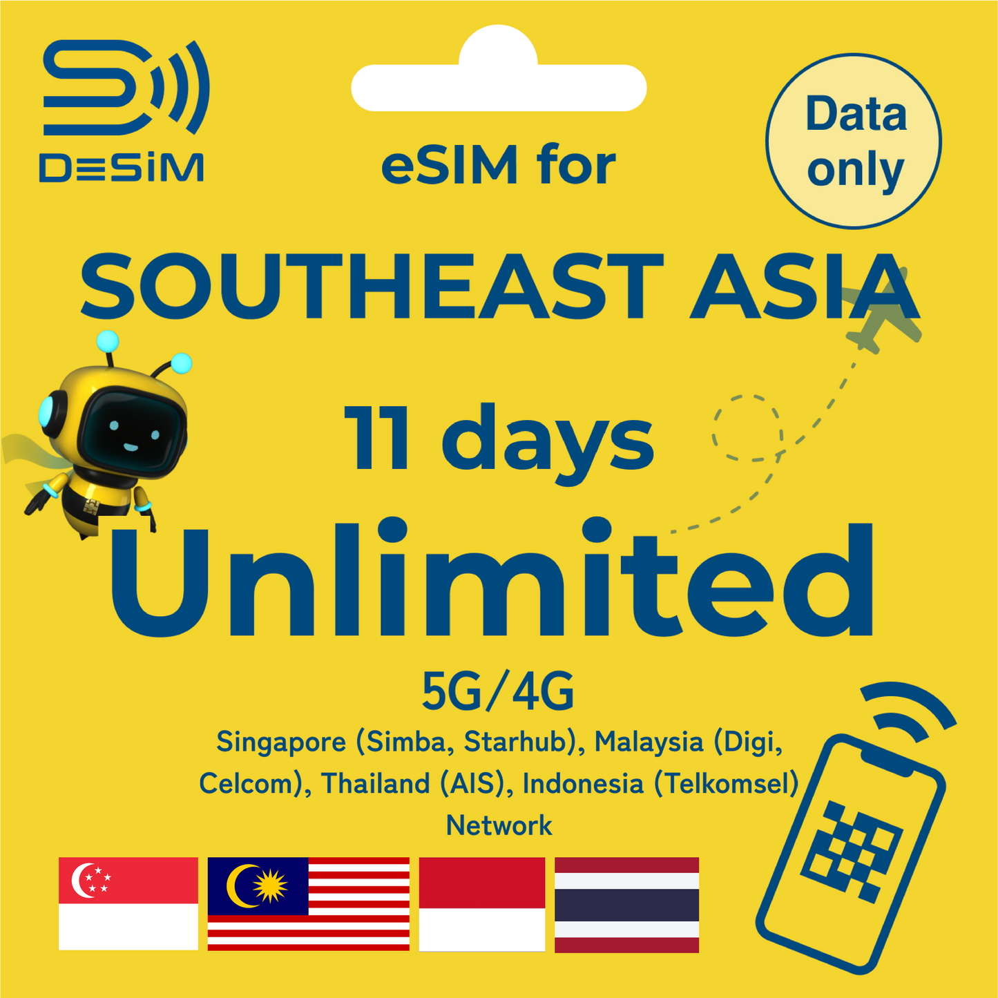 SOUTHEAST ASIA eSIM for UNLIMITED
