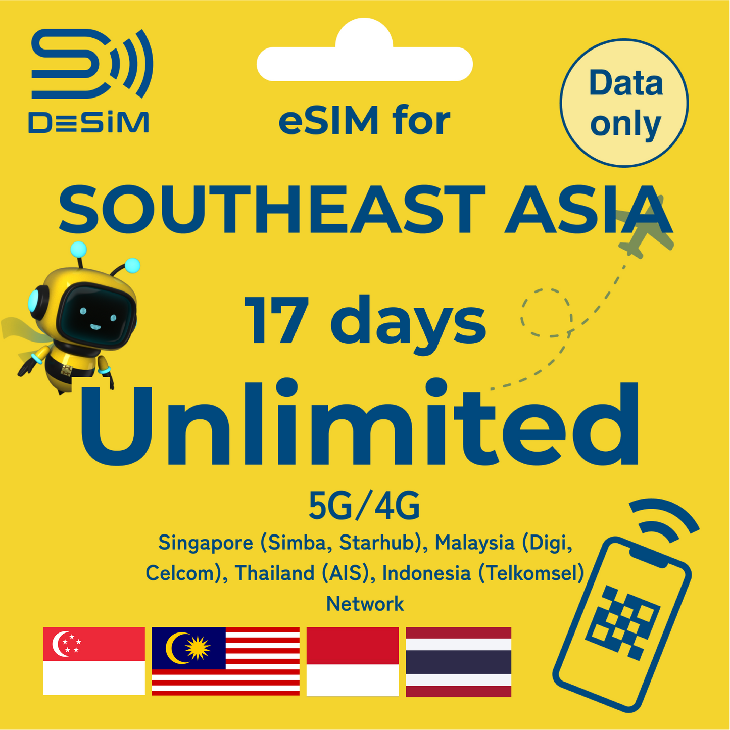 SOUTHEAST ASIA eSIM for UNLIMITED