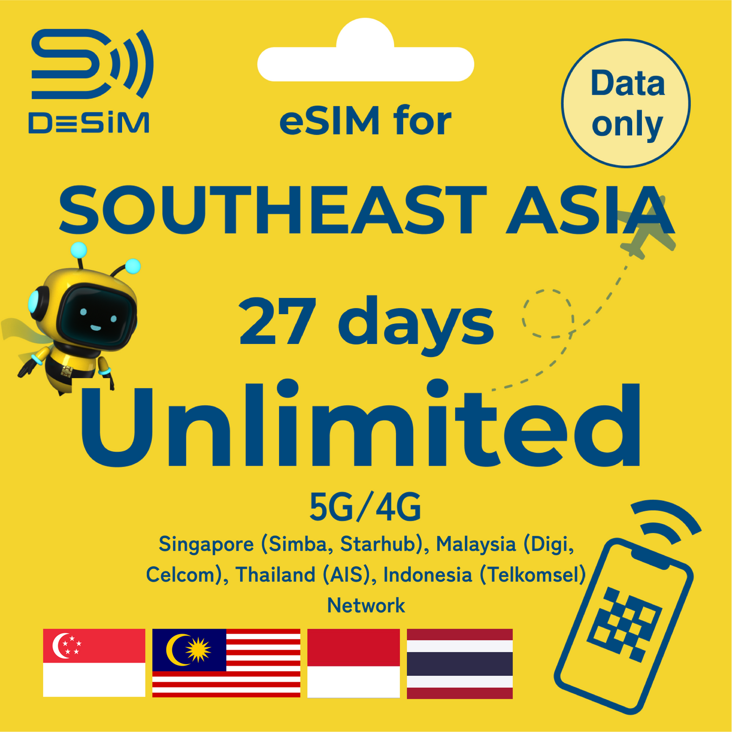 SOUTHEAST ASIA eSIM for UNLIMITED