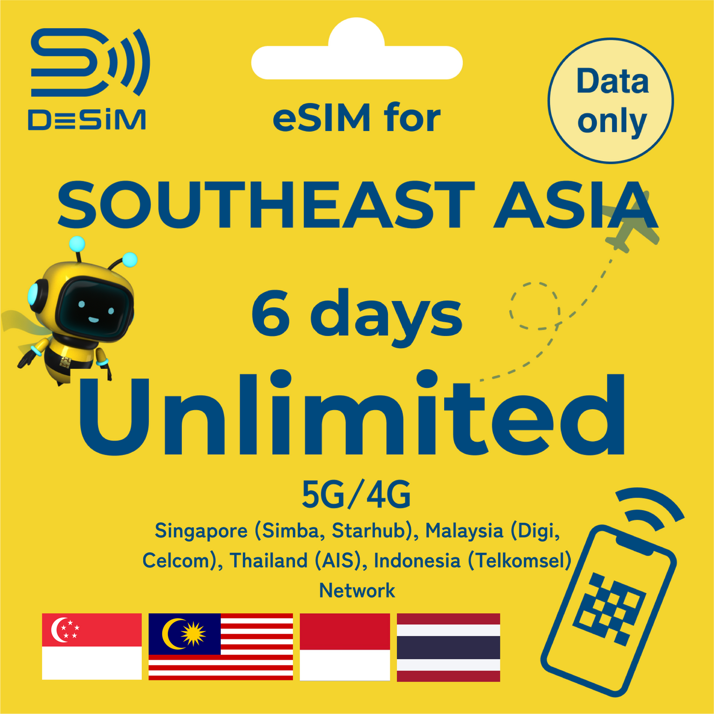 SOUTHEAST ASIA eSIM for UNLIMITED