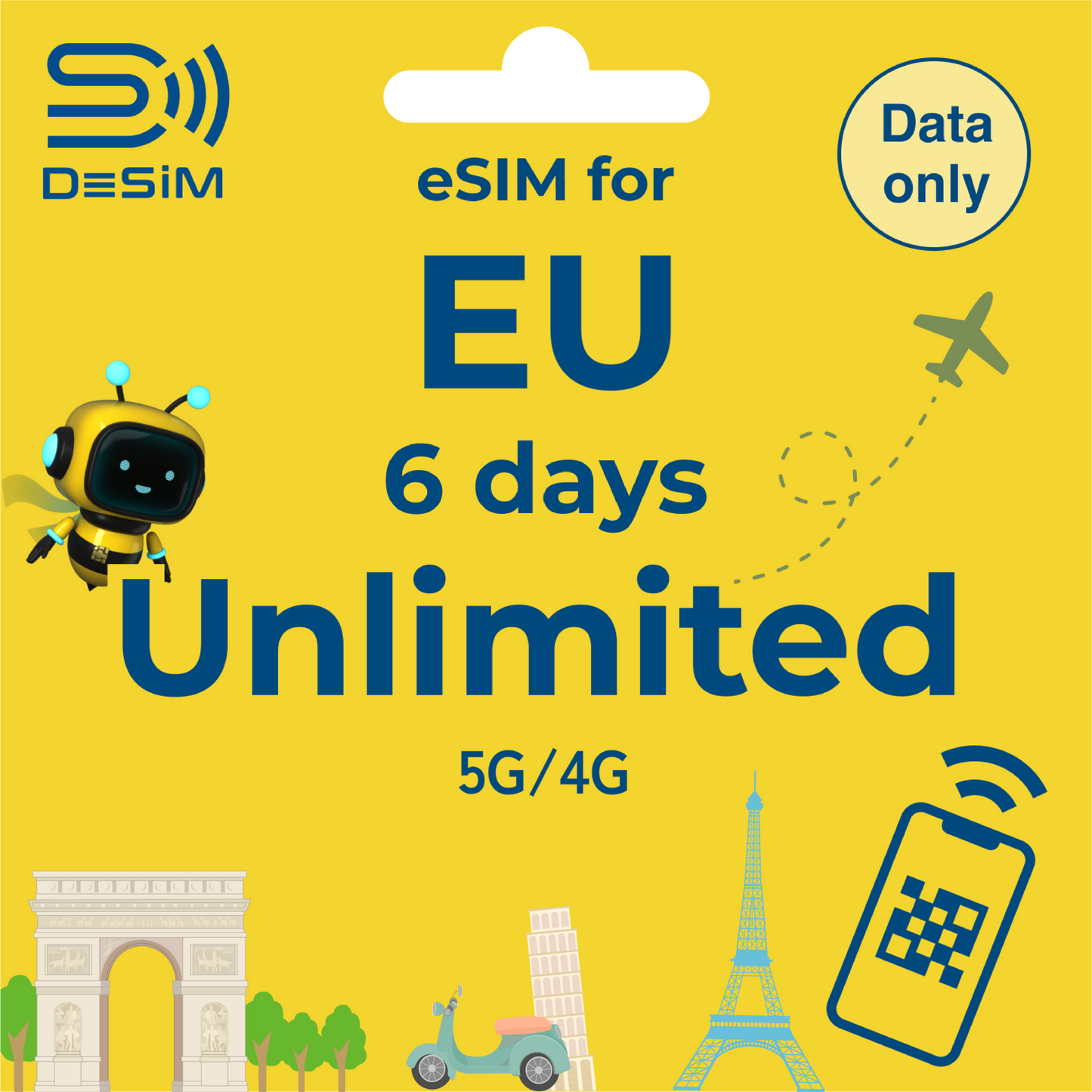 EUROPE eSIM for UNLIMITED