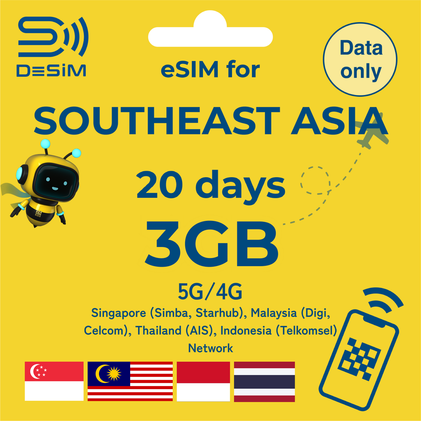 SOUTHEAST ASIA eSIM for Medium