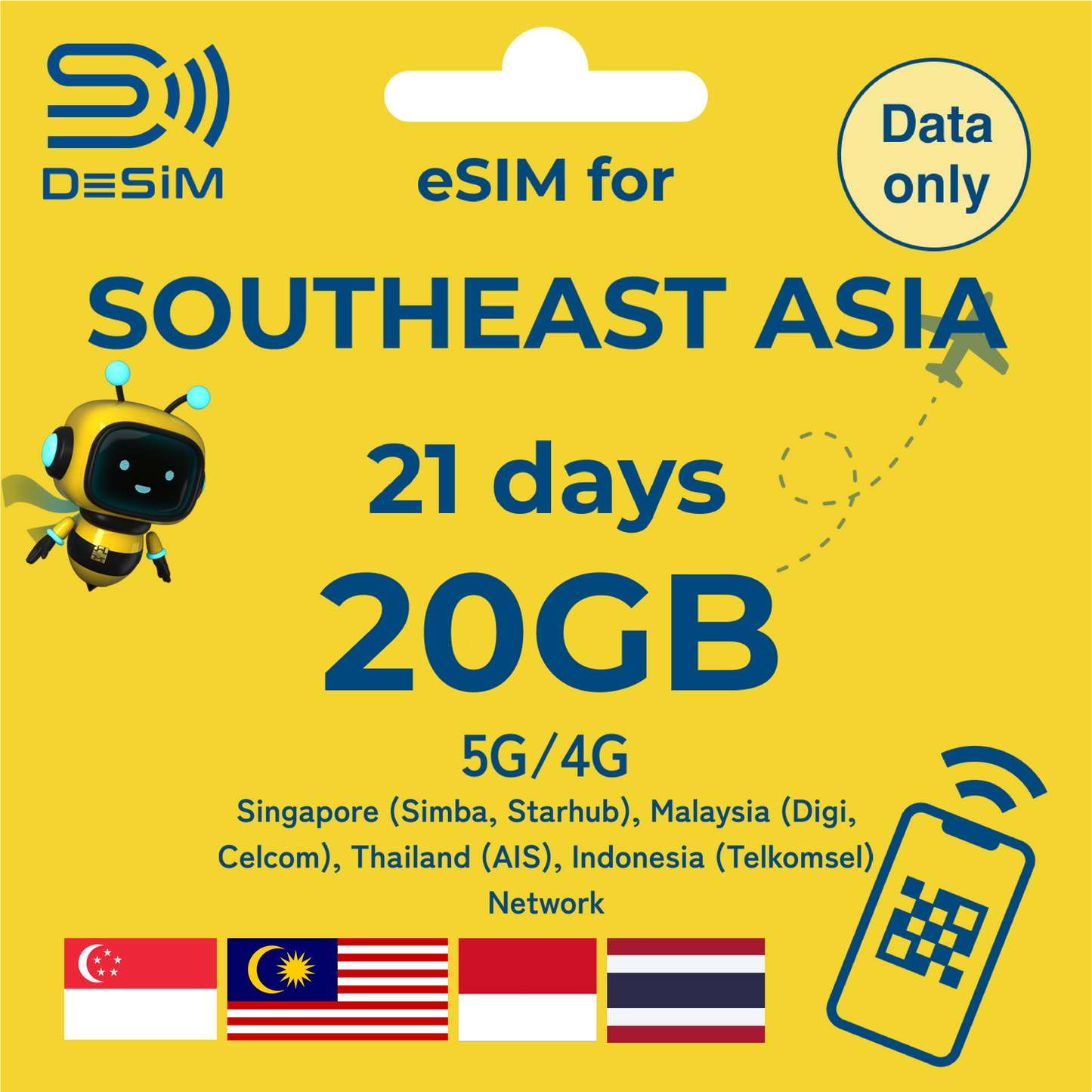 SOUTHEAST ASIA eSIM for Long