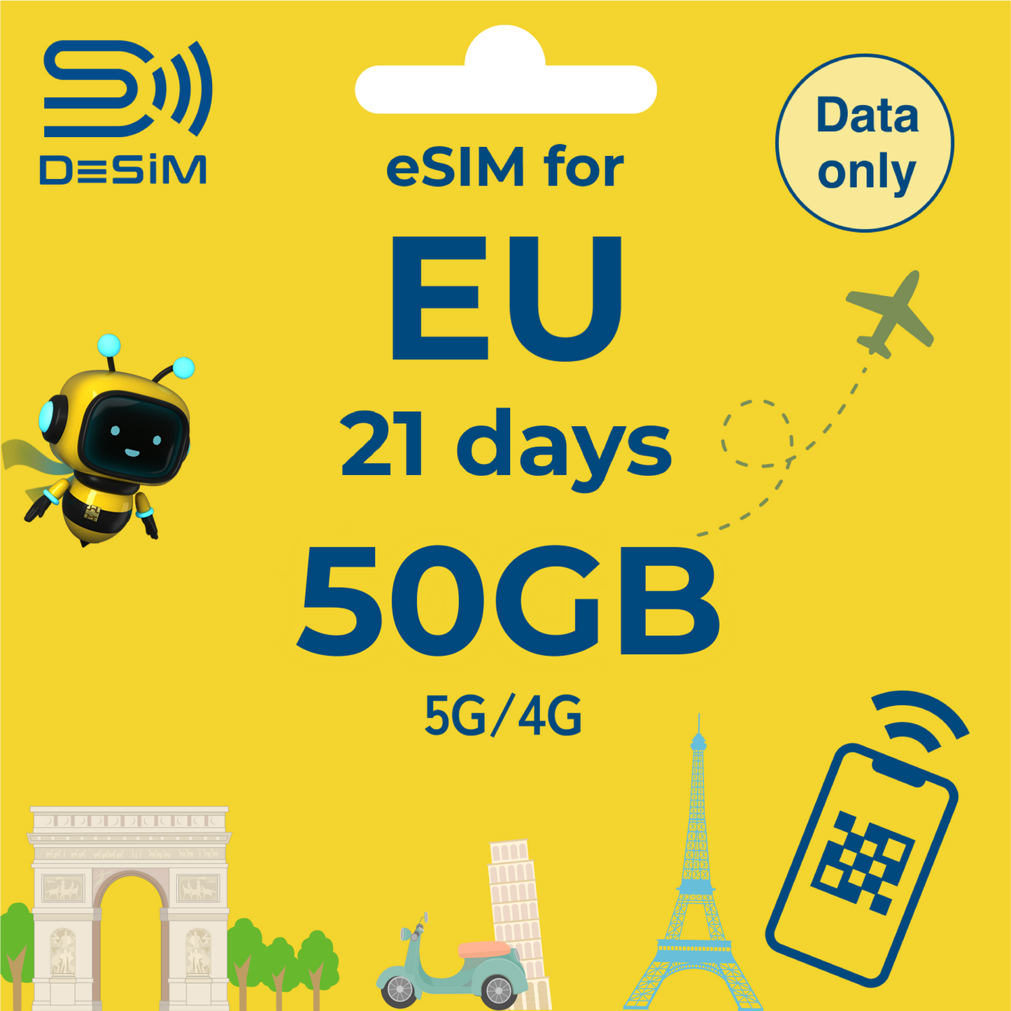 EUROPE eSIM for Long
