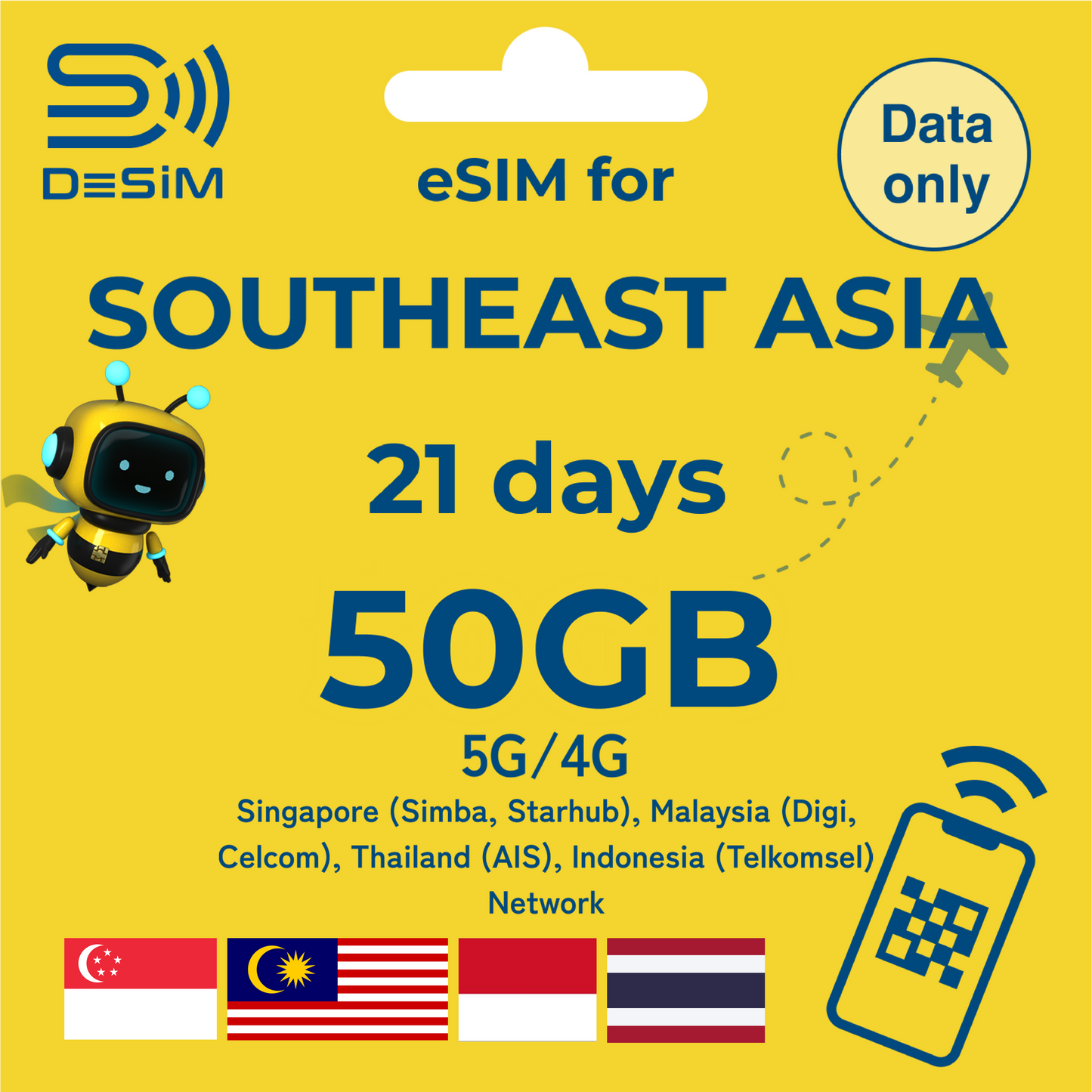 SOUTHEAST ASIA eSIM for Long