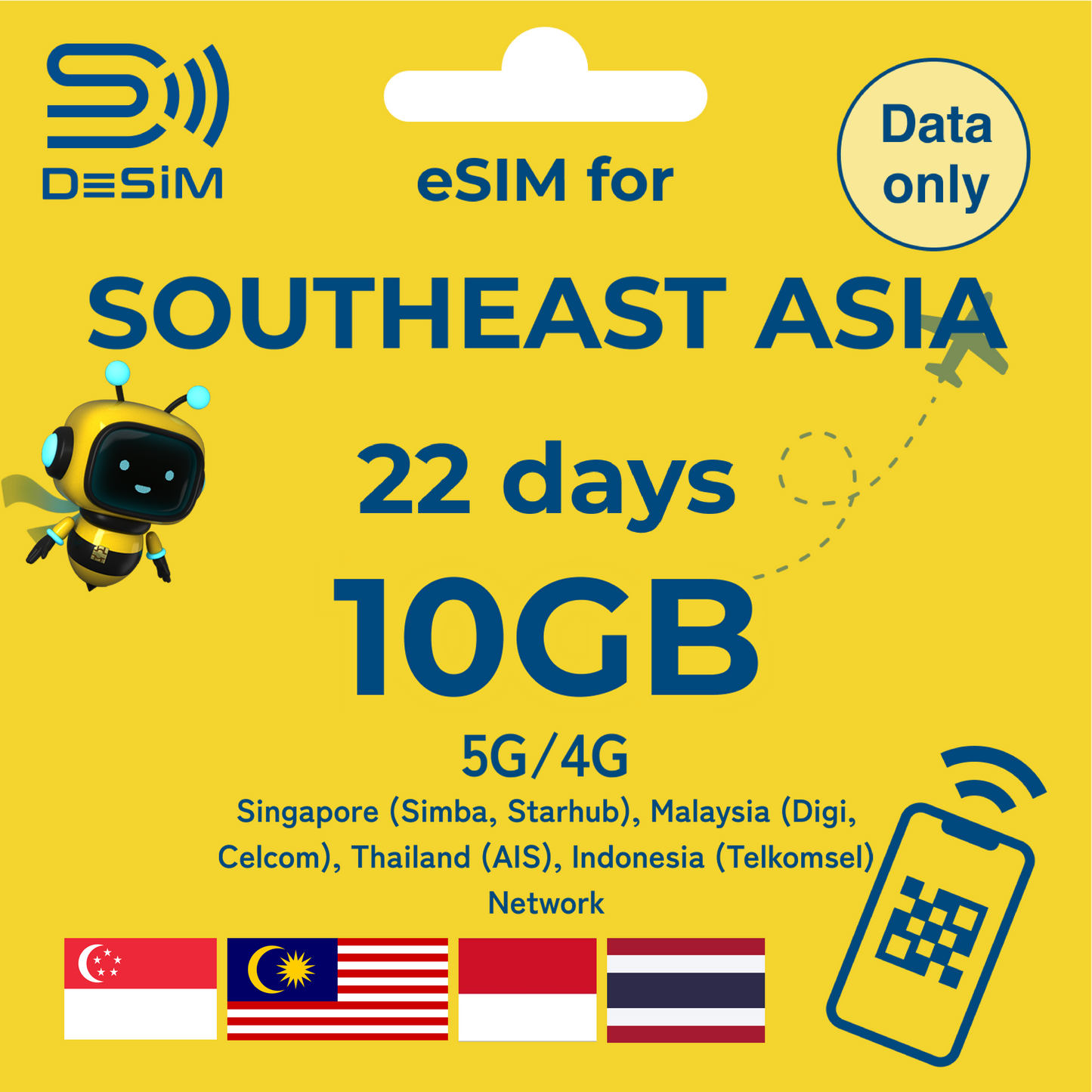 SOUTHEAST ASIA eSIM for Long