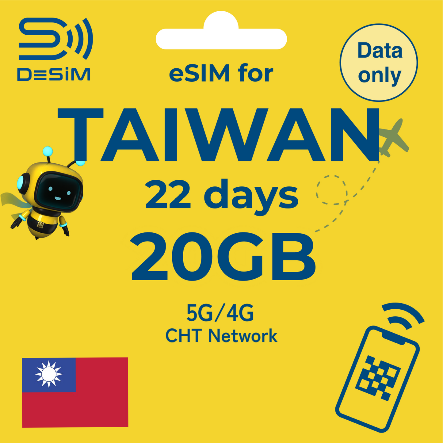 TAIWAN eSIM for Long TOTAL