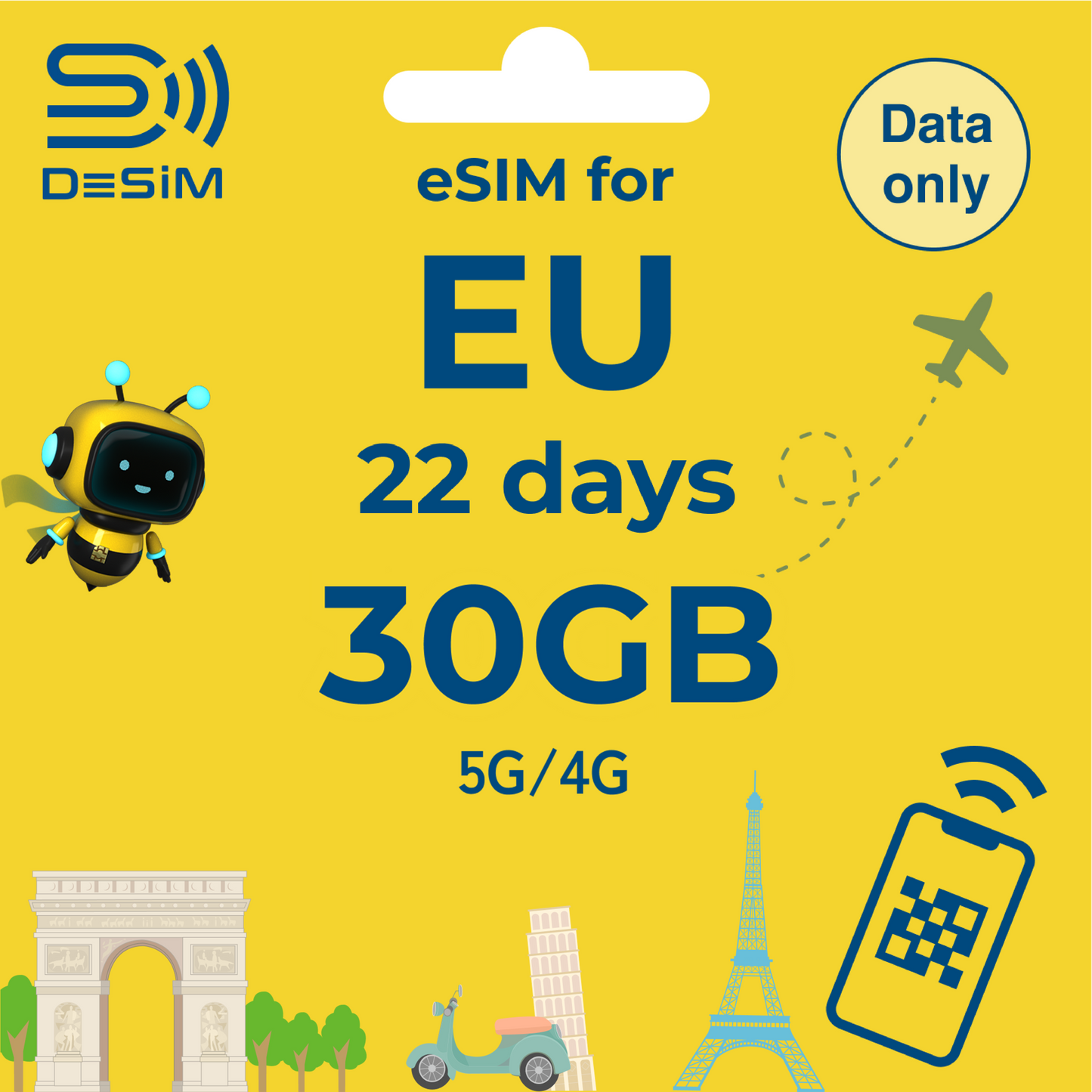 EUROPE eSIM for Long