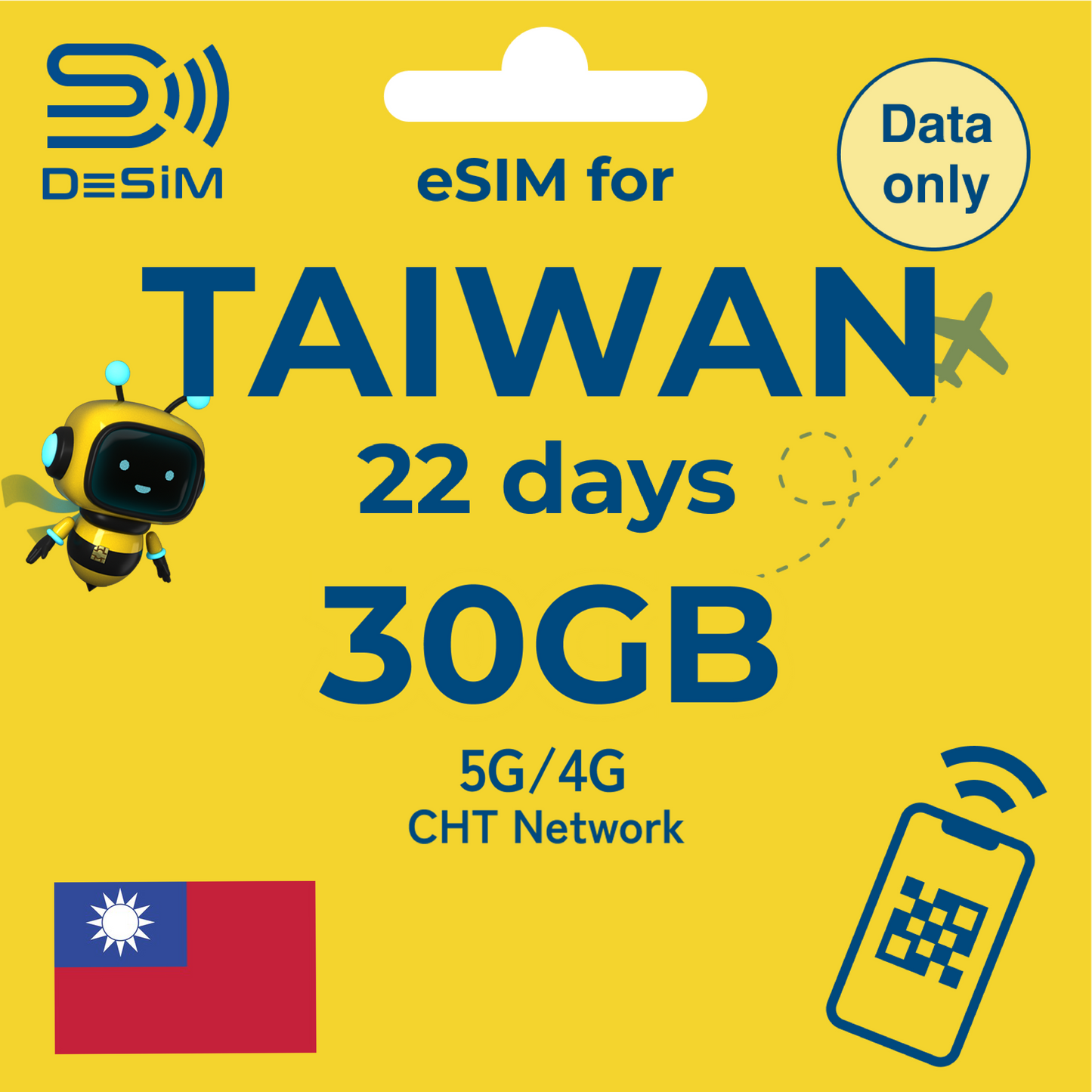TAIWAN eSIM for Long TOTAL