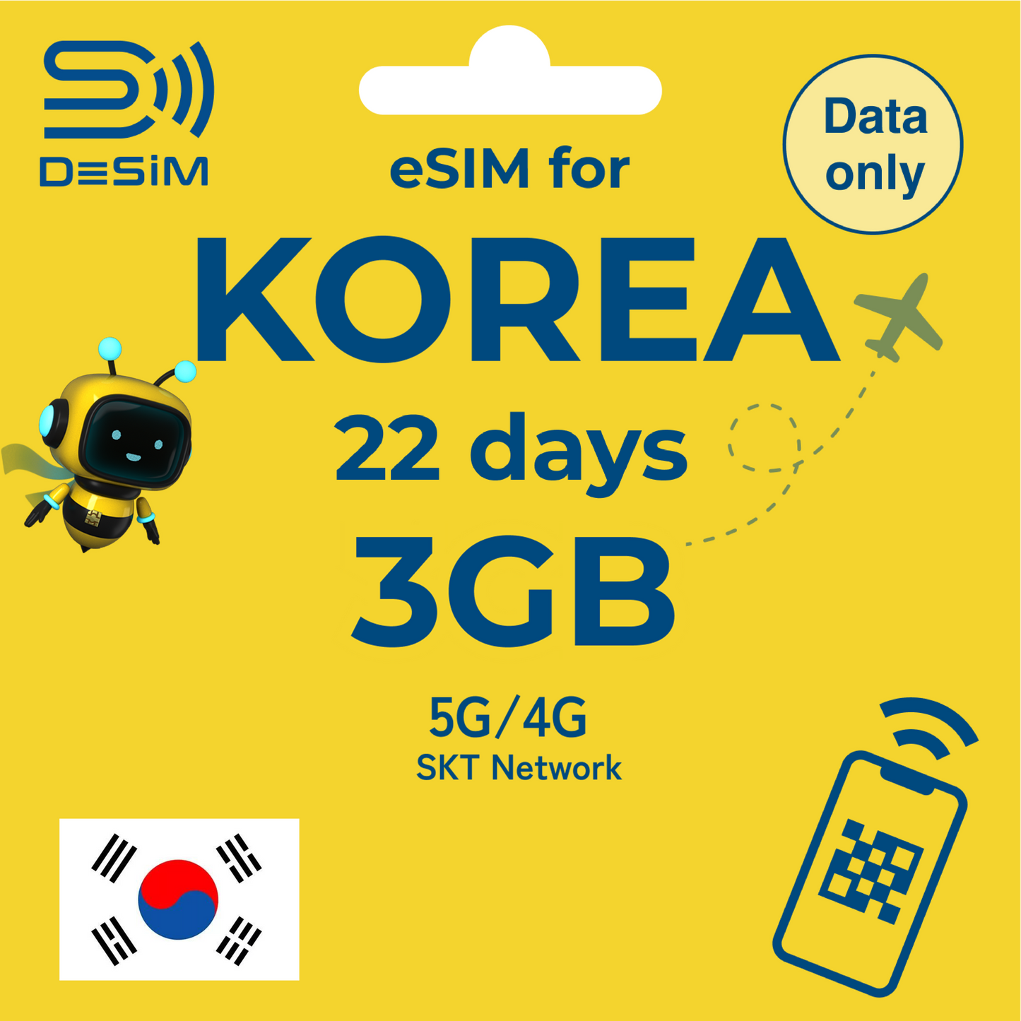 KOREA eSIM for Long