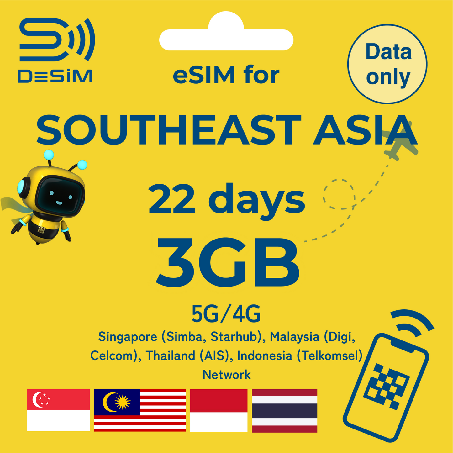SOUTHEAST ASIA eSIM for Long