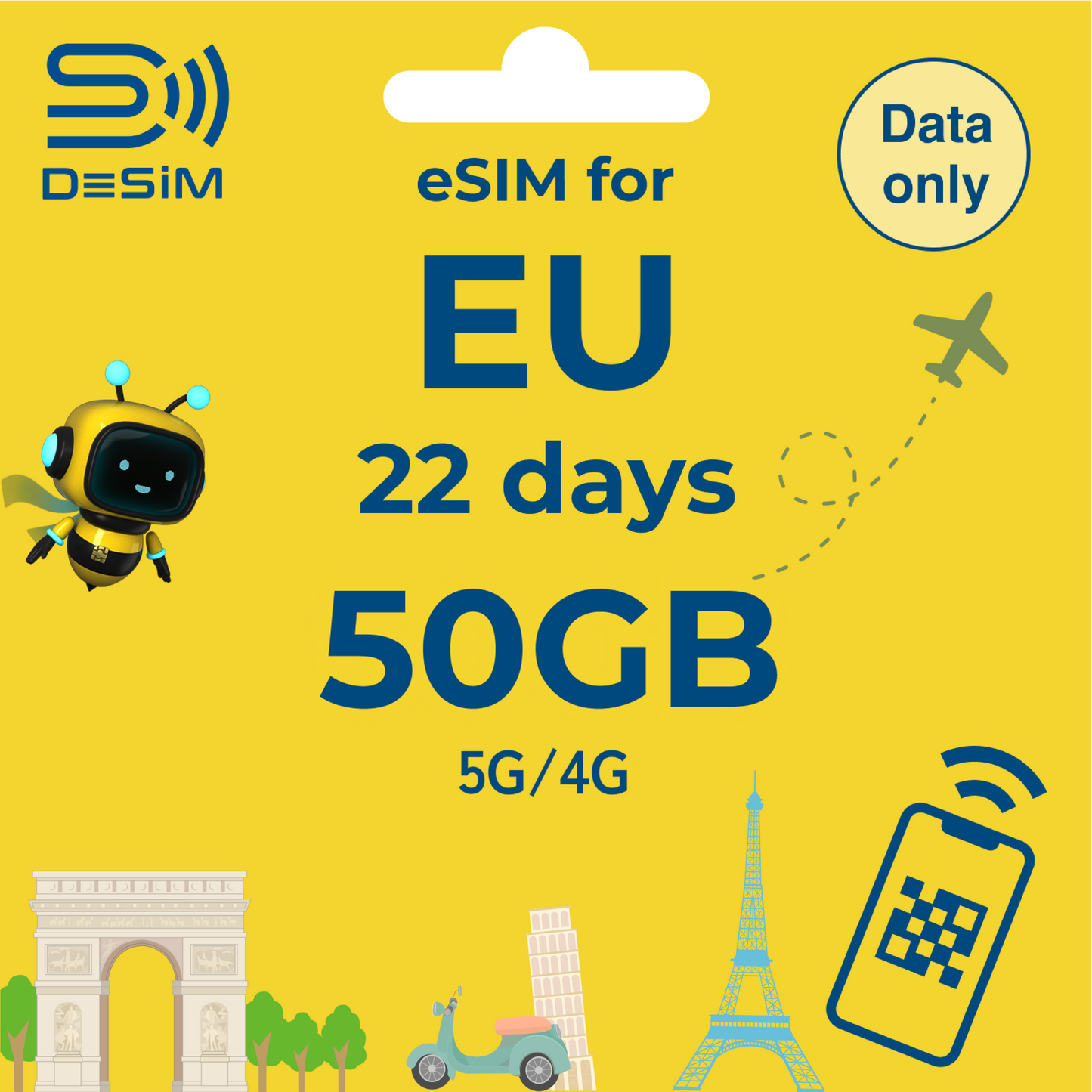 EUROPE eSIM for Long