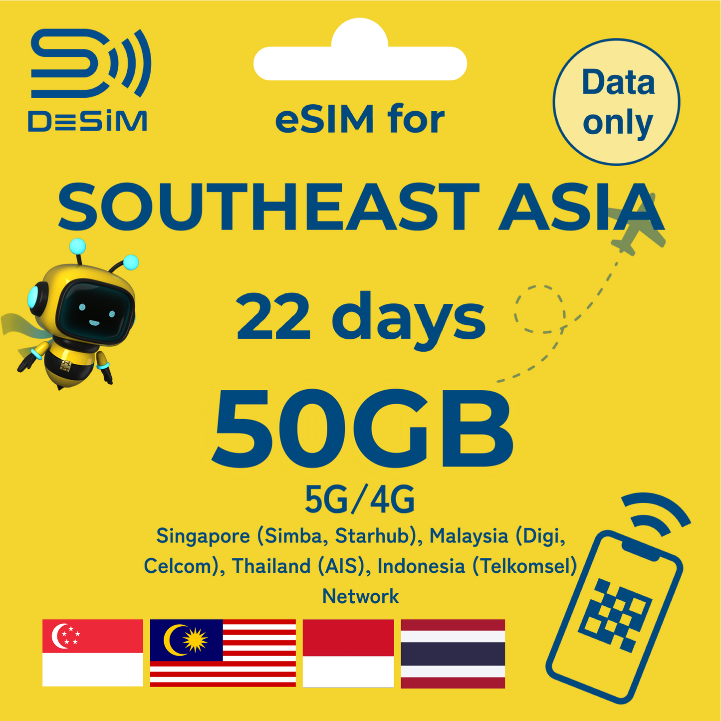 SOUTHEAST ASIA eSIM for Long