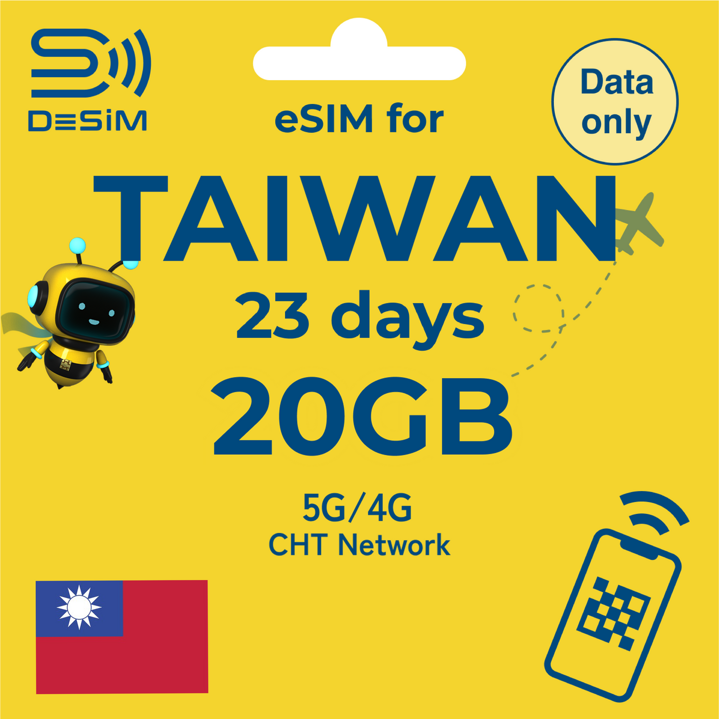 TAIWAN eSIM for Long TOTAL