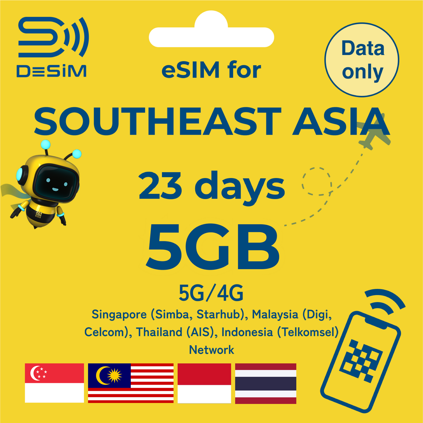 SOUTHEAST ASIA eSIM for Long