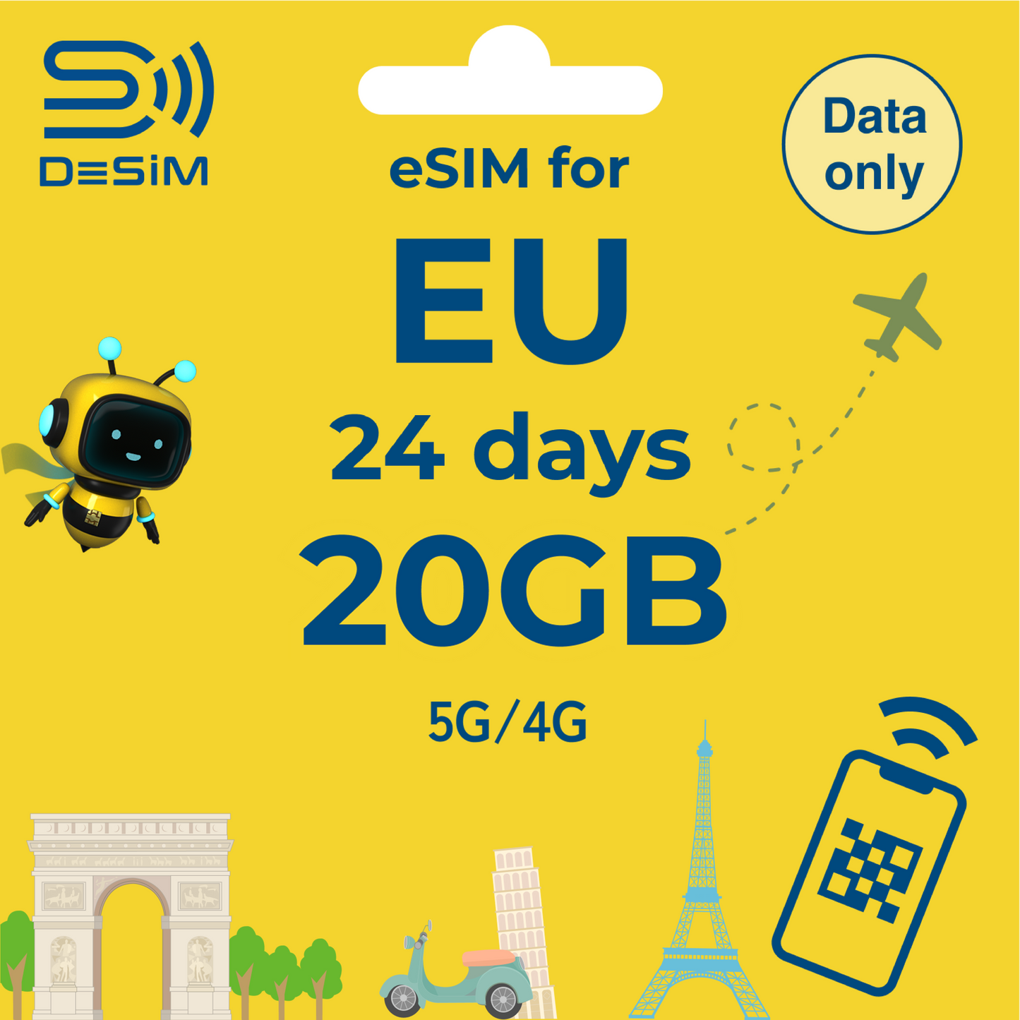 EUROPE eSIM for Long