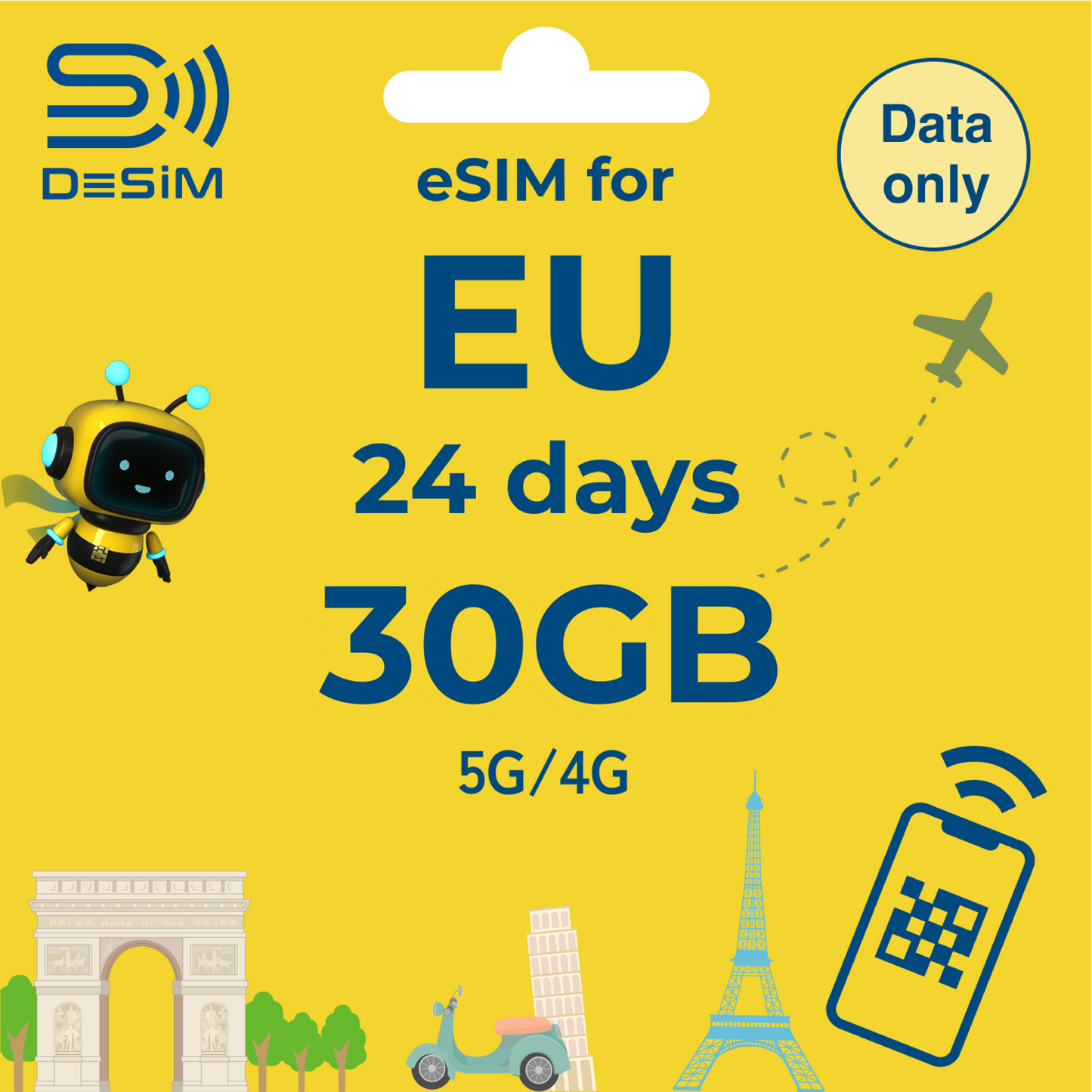 EUROPE eSIM for Long
