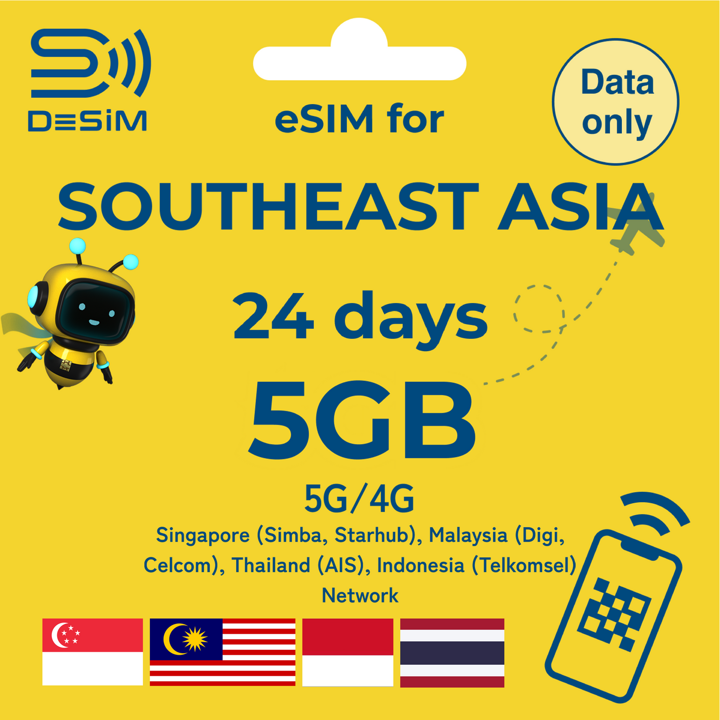SOUTHEAST ASIA eSIM for Long