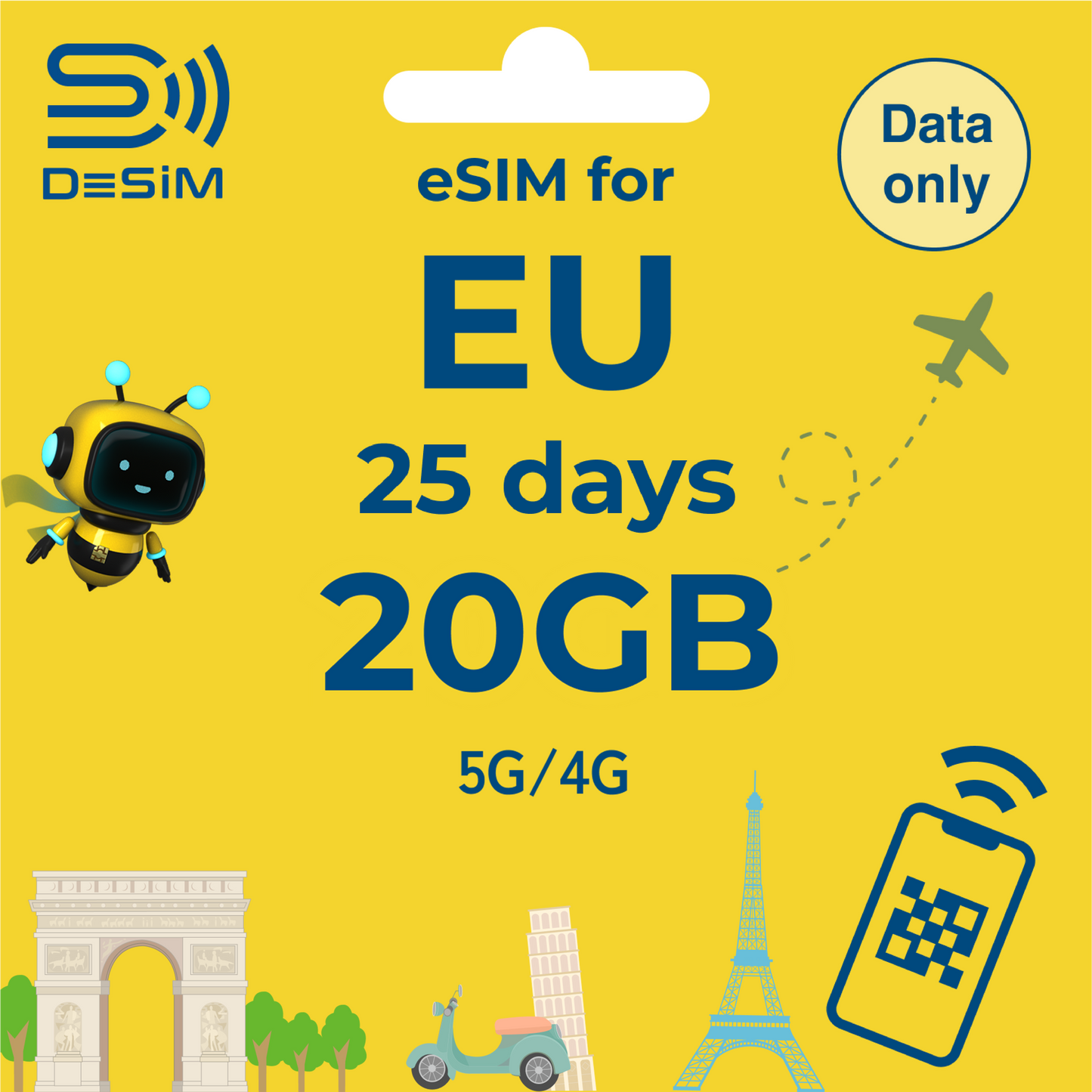 EUROPE eSIM for Long