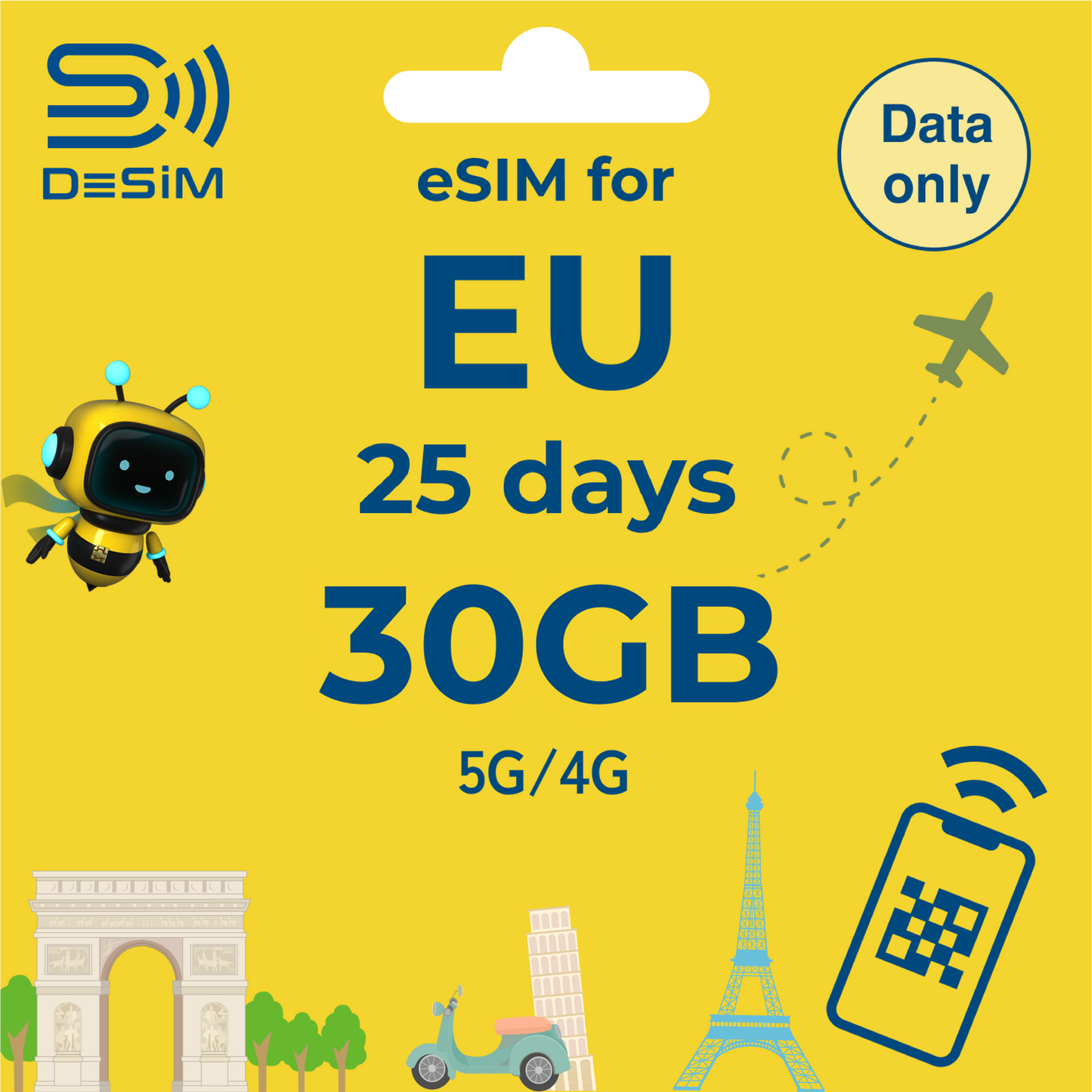 EUROPE eSIM for Long